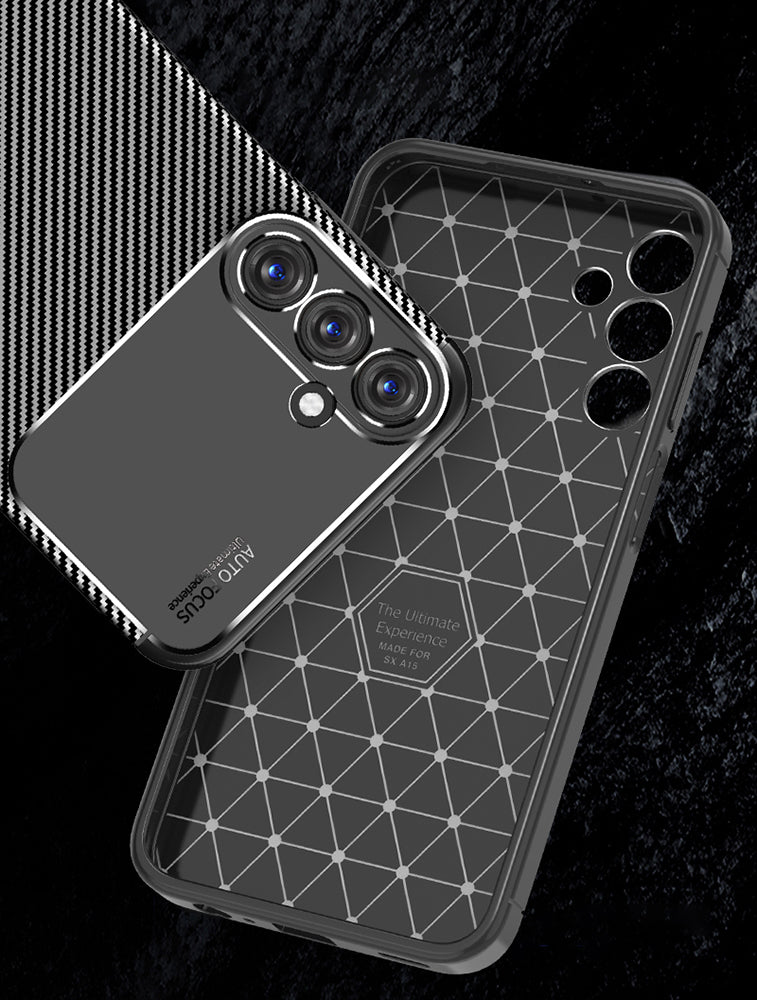 Samsung Galaxy A15 Case Carbon Fibre