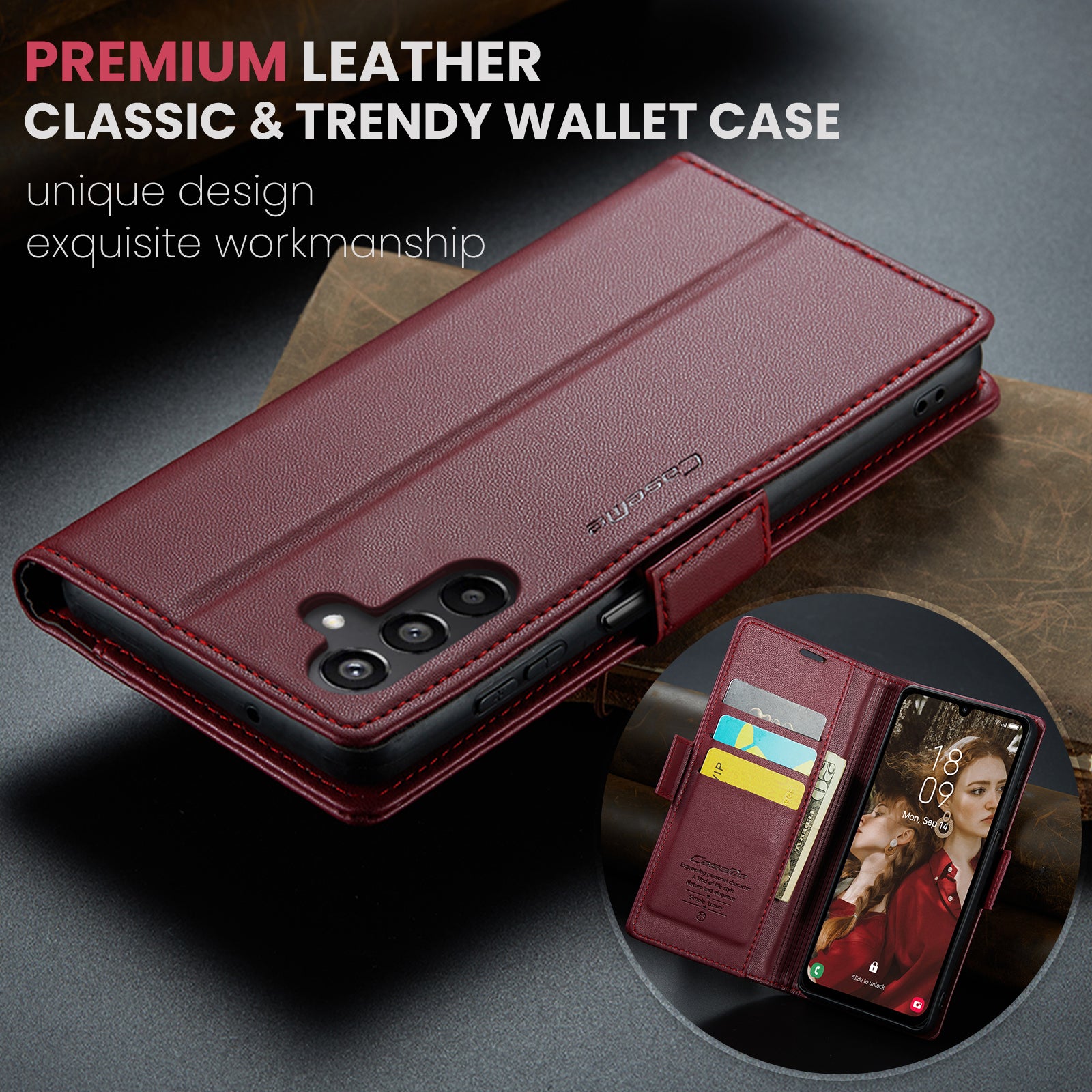 Samsung Galaxy A15 Retro PU Leather Wallet Case