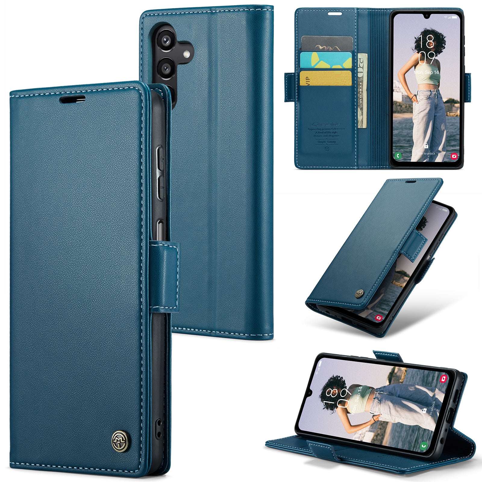 Samsung Galaxy A15 Retro PU Leather Wallet Case