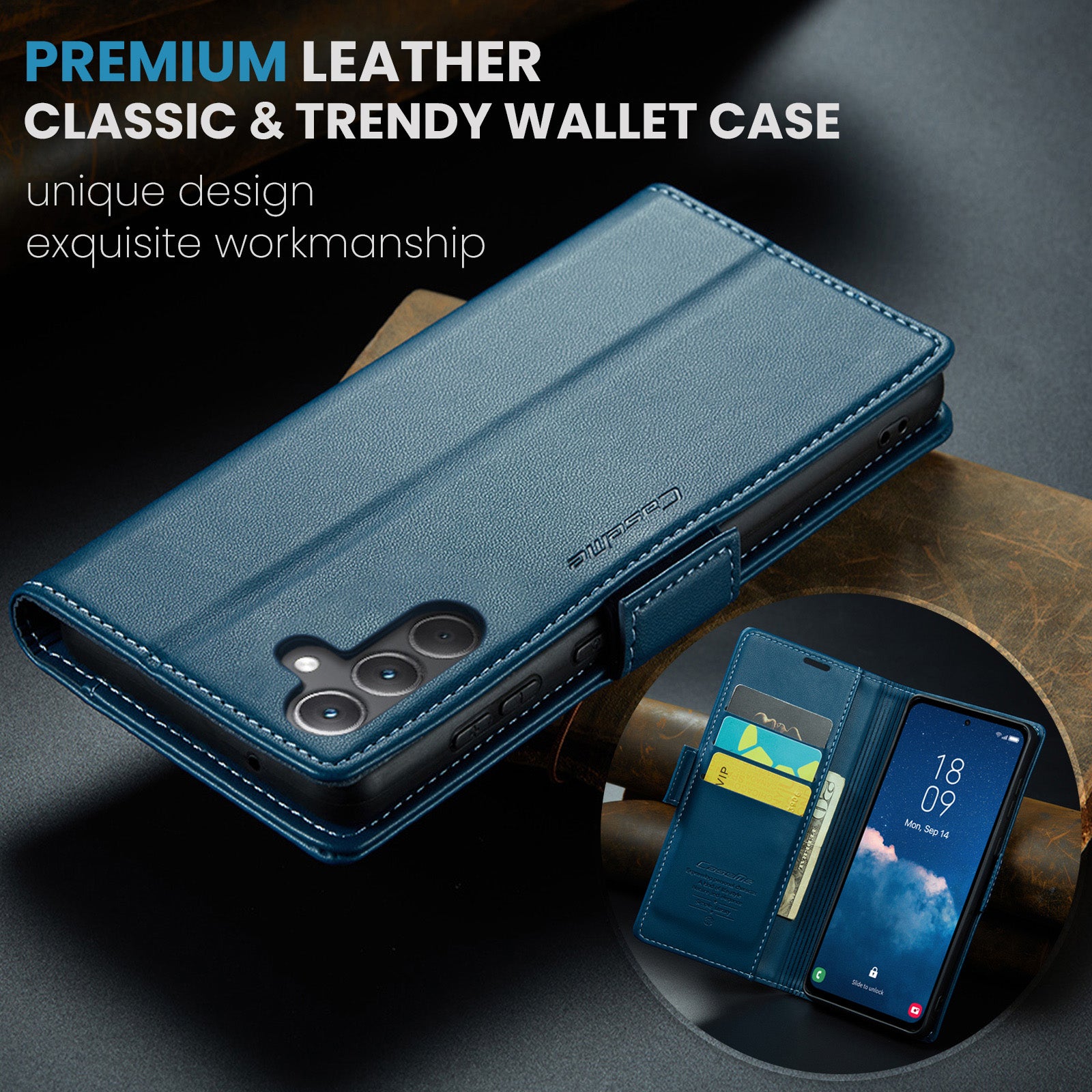 Samsung Galaxy A35 Retro PU Leather Wallet Case