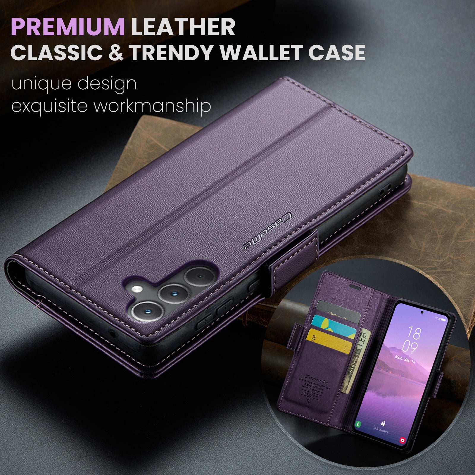 Samsung Galaxy A35 Retro PU Leather Wallet Case