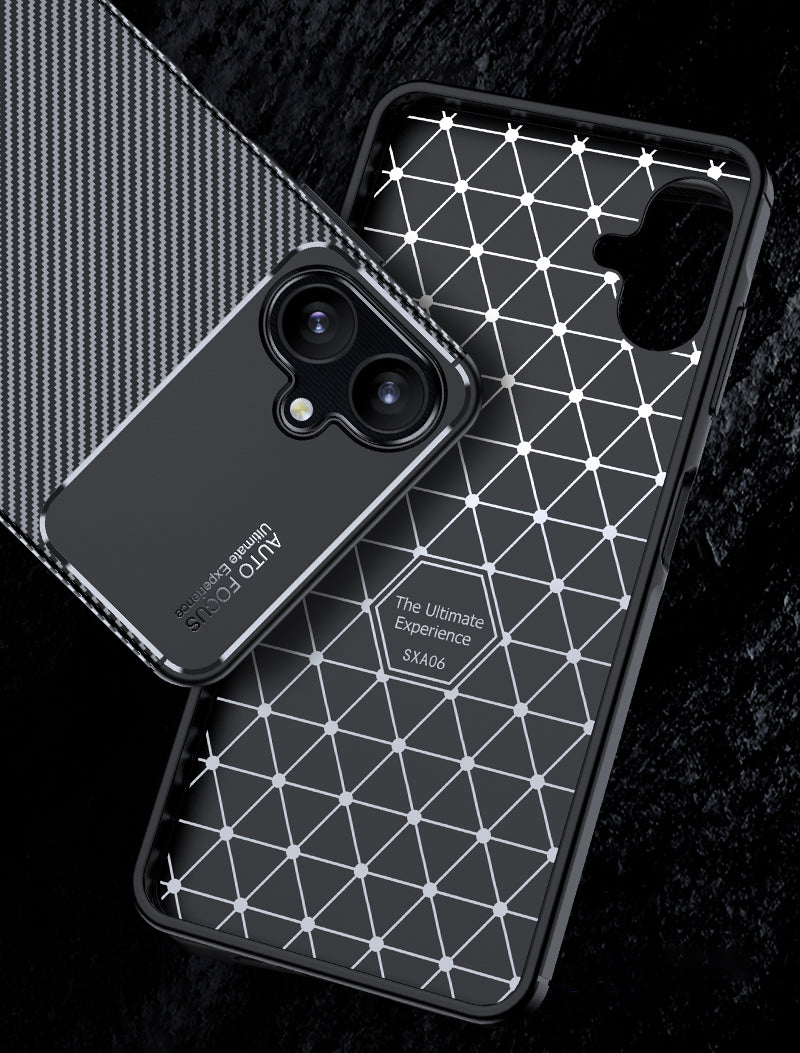 Samsung Galaxy A06 Carbon Fibre TPU Back Case