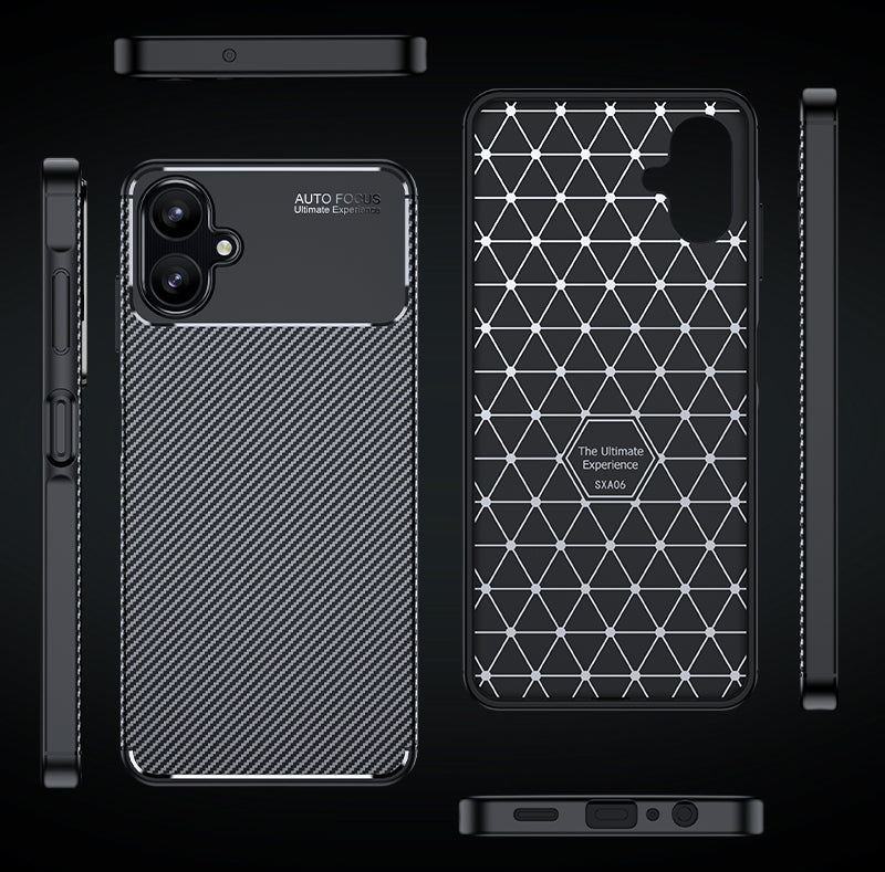 Samsung Galaxy A06 Carbon Fibre TPU Back Case