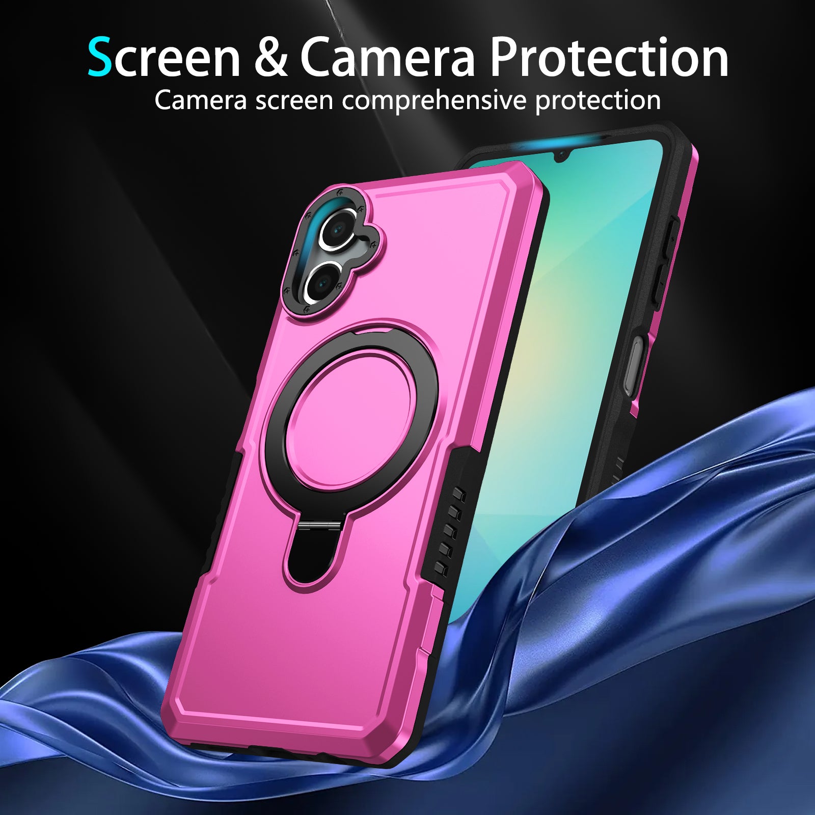 Samsung Galaxy A06 4G Ring Kickstand Case