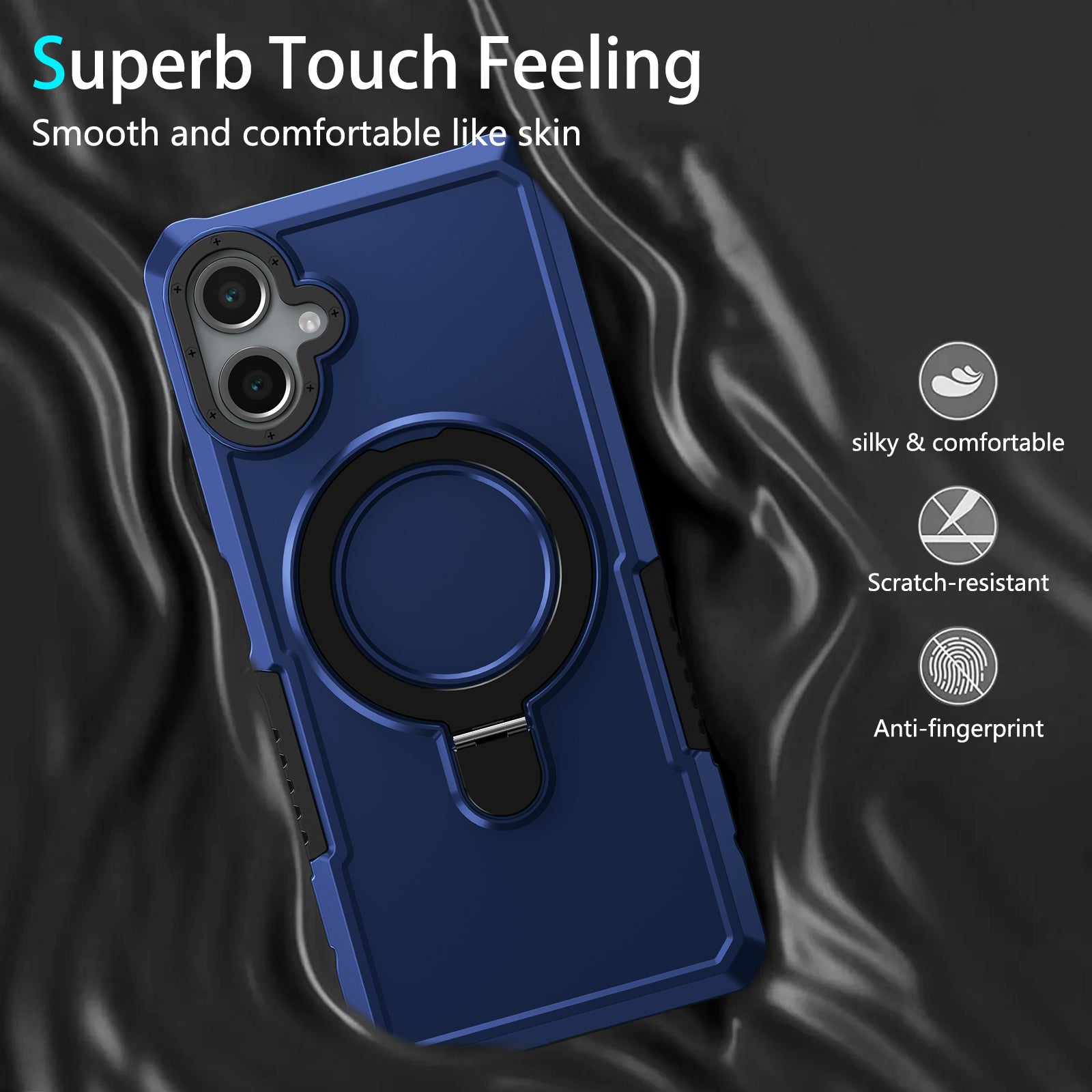 Samsung Galaxy A06 4G Ring Kickstand Case