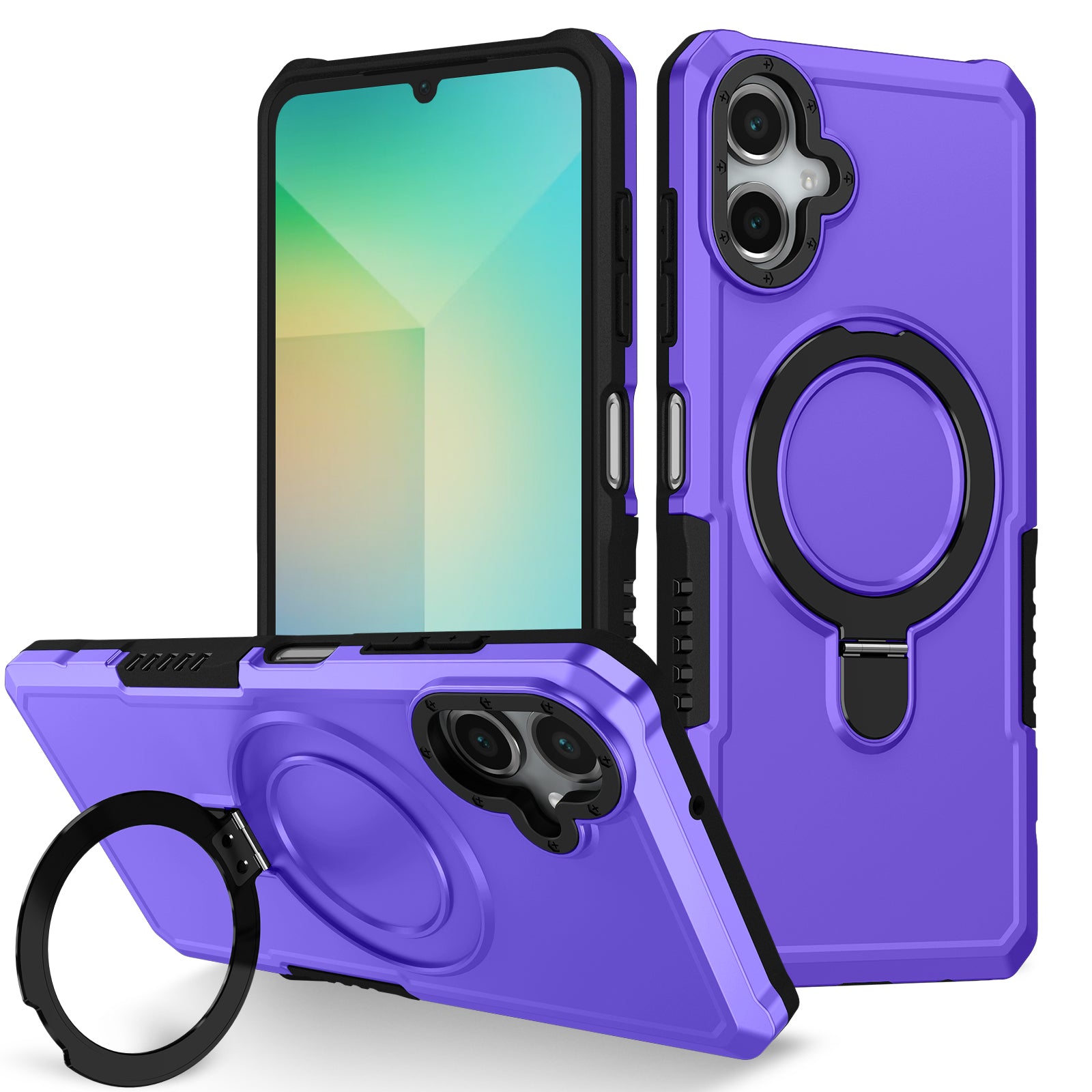 Samsung Galaxy A06 4G Ring Kickstand Case