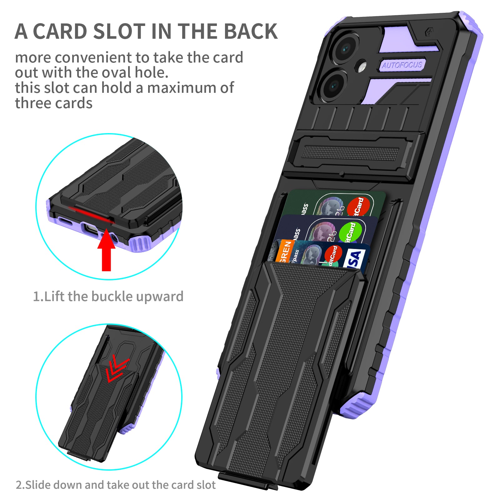 Samsung Galaxy A06 Kickstand Card Case