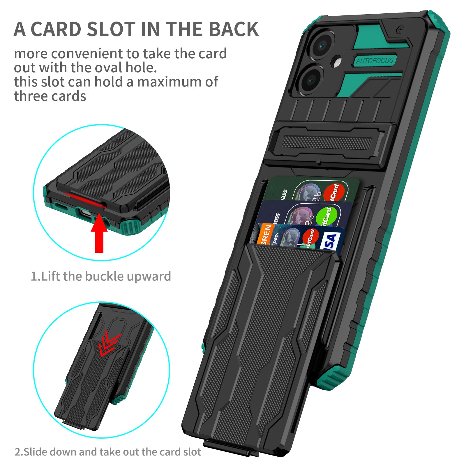 Samsung Galaxy A06 Kickstand Card Case