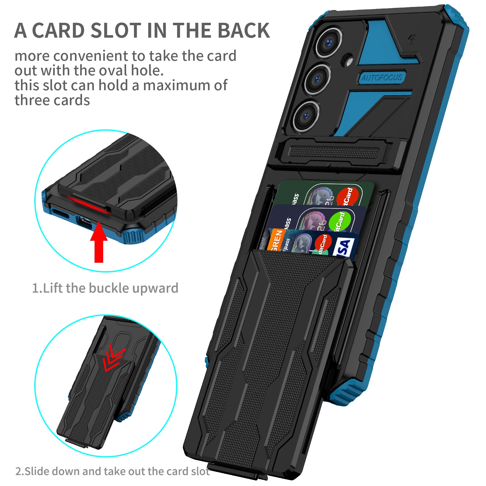 Samsung Galaxy S24 FE Kickstand Card Case