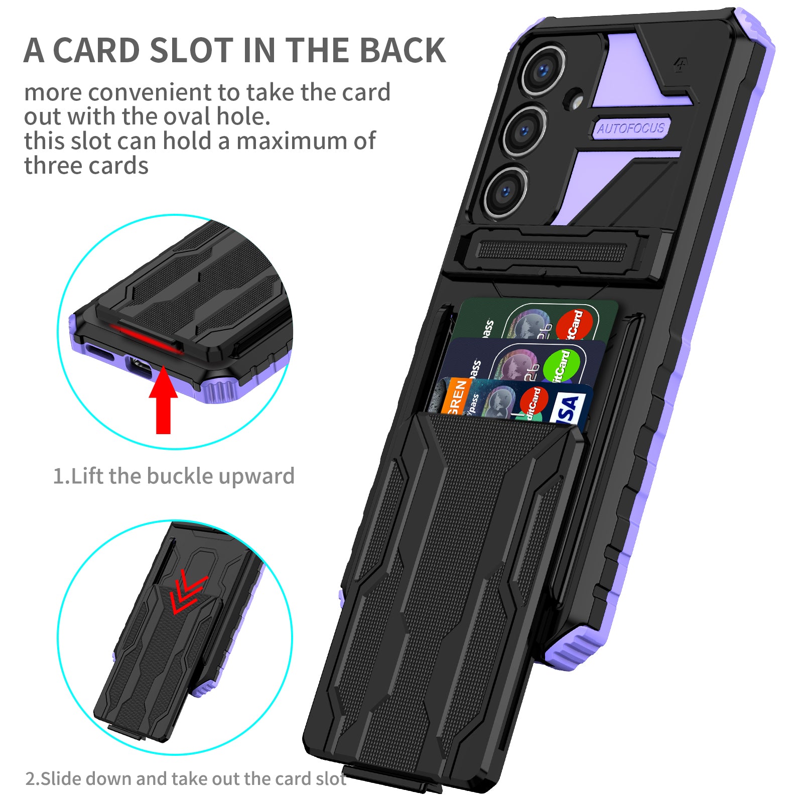 Samsung Galaxy S24 FE Kickstand Card Case