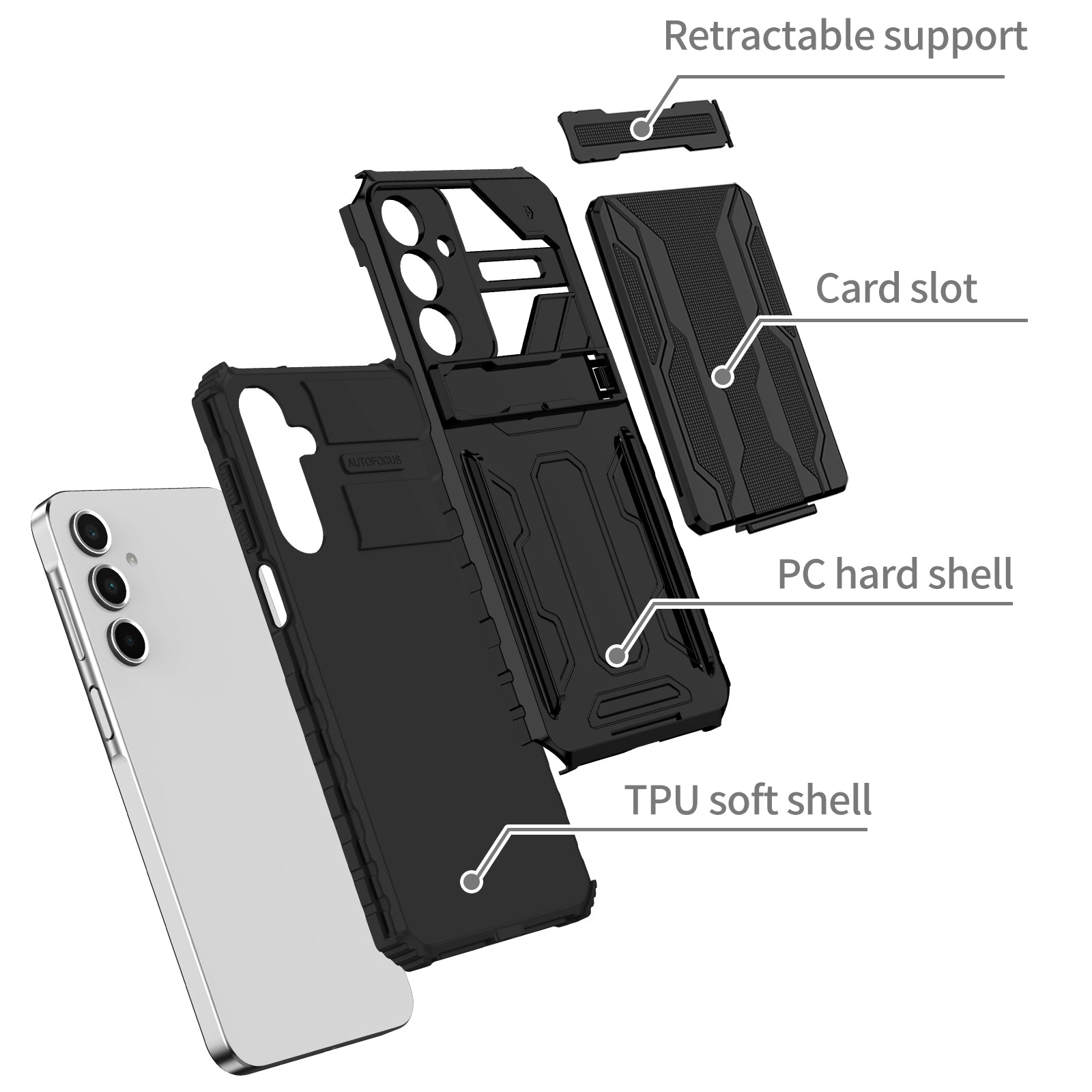 Samsung Galaxy A16 Kickstand Card Case