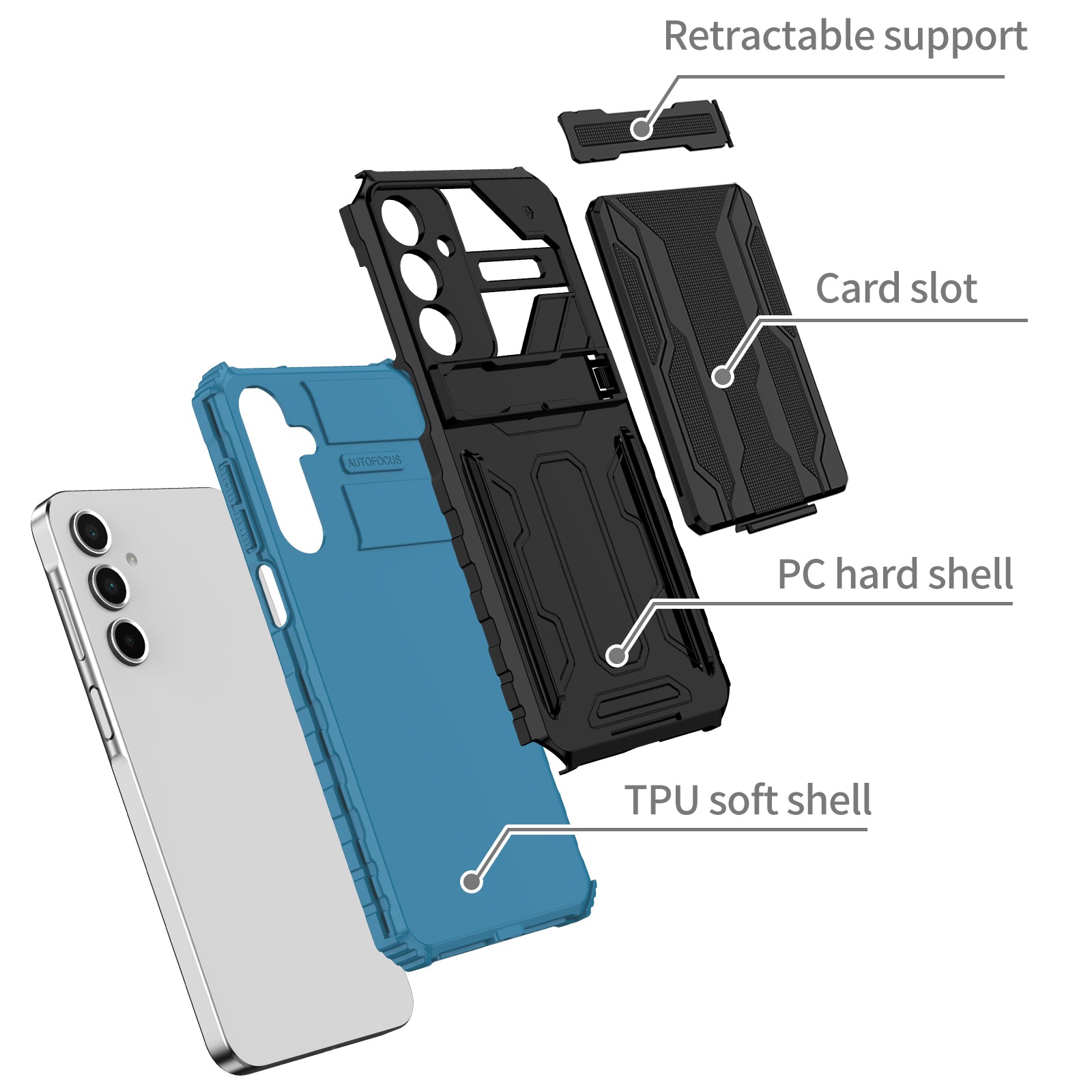 Samsung Galaxy A16 Kickstand Card Case