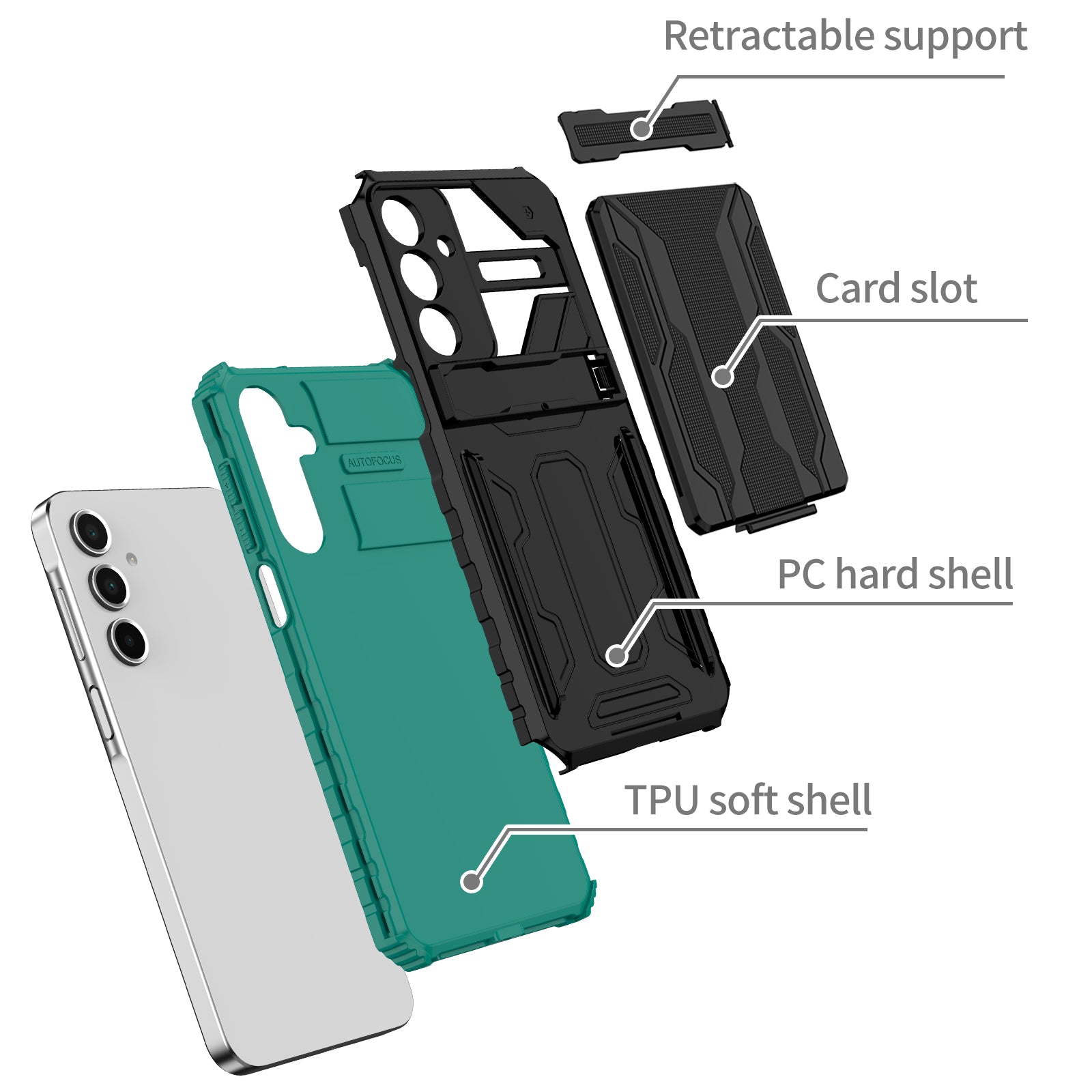 Samsung Galaxy A16 Kickstand Card Case