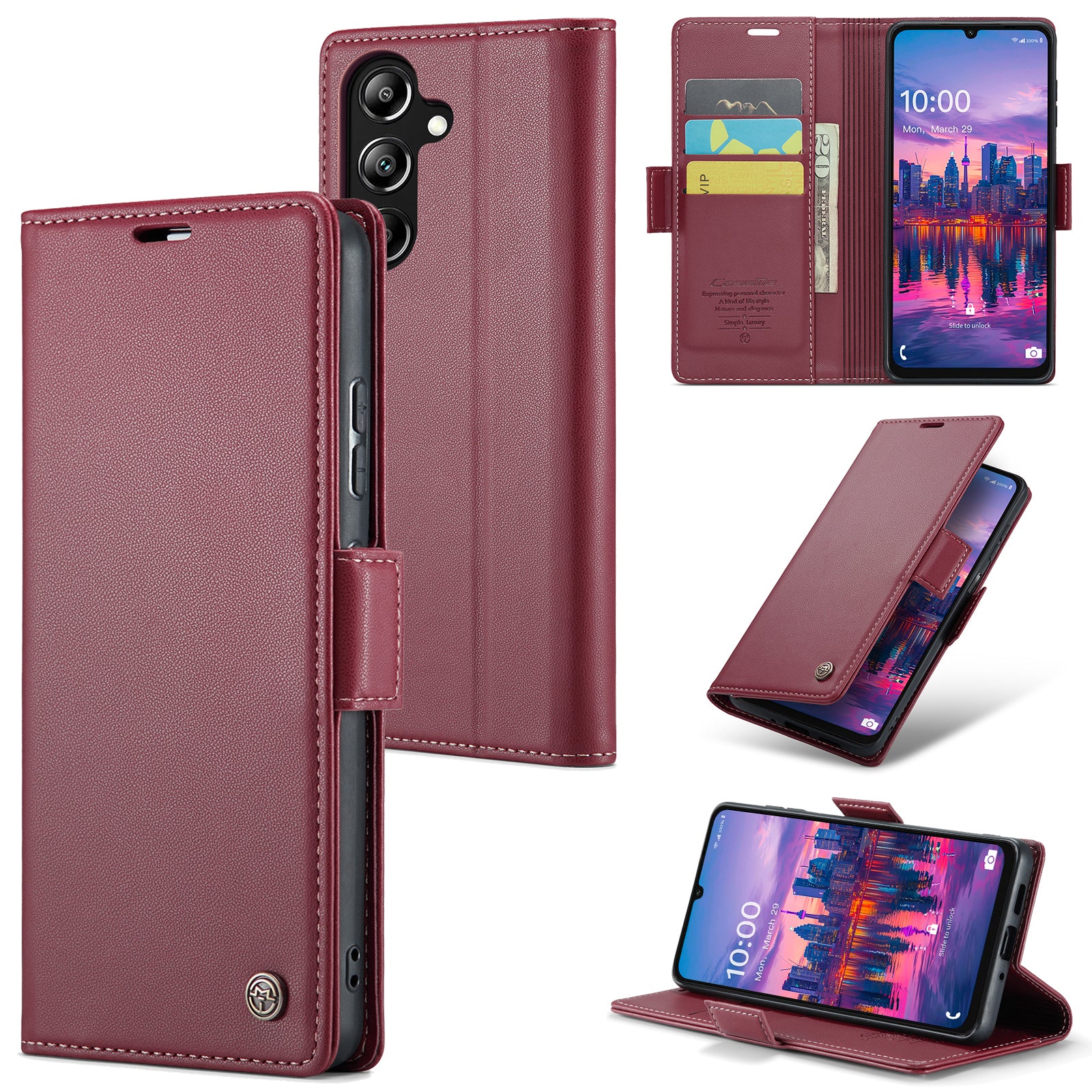 Samsung Galaxy A16 Retro PU Leather Wallet Case