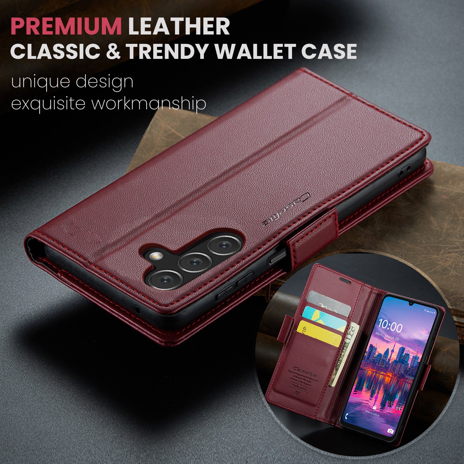 Samsung Galaxy A16 Retro PU Leather Wallet Case