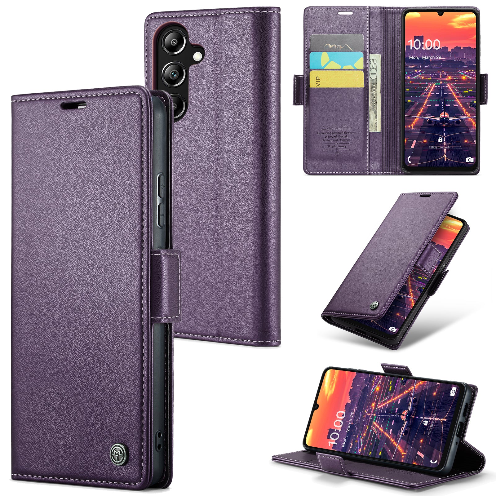 Samsung Galaxy A16 Retro PU Leather Wallet Case