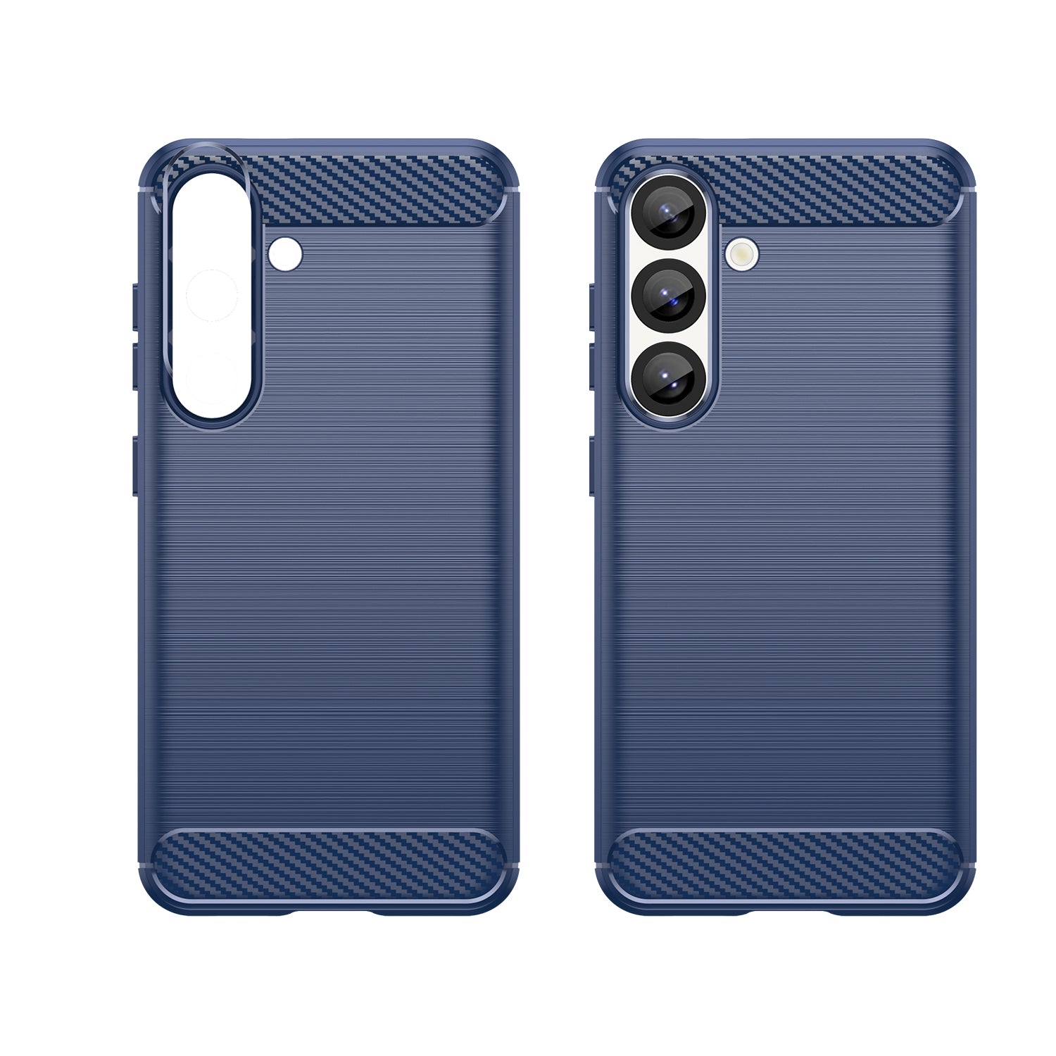 Samsung Galaxy S25 Carbon Fibre Brushed Case (Navy)