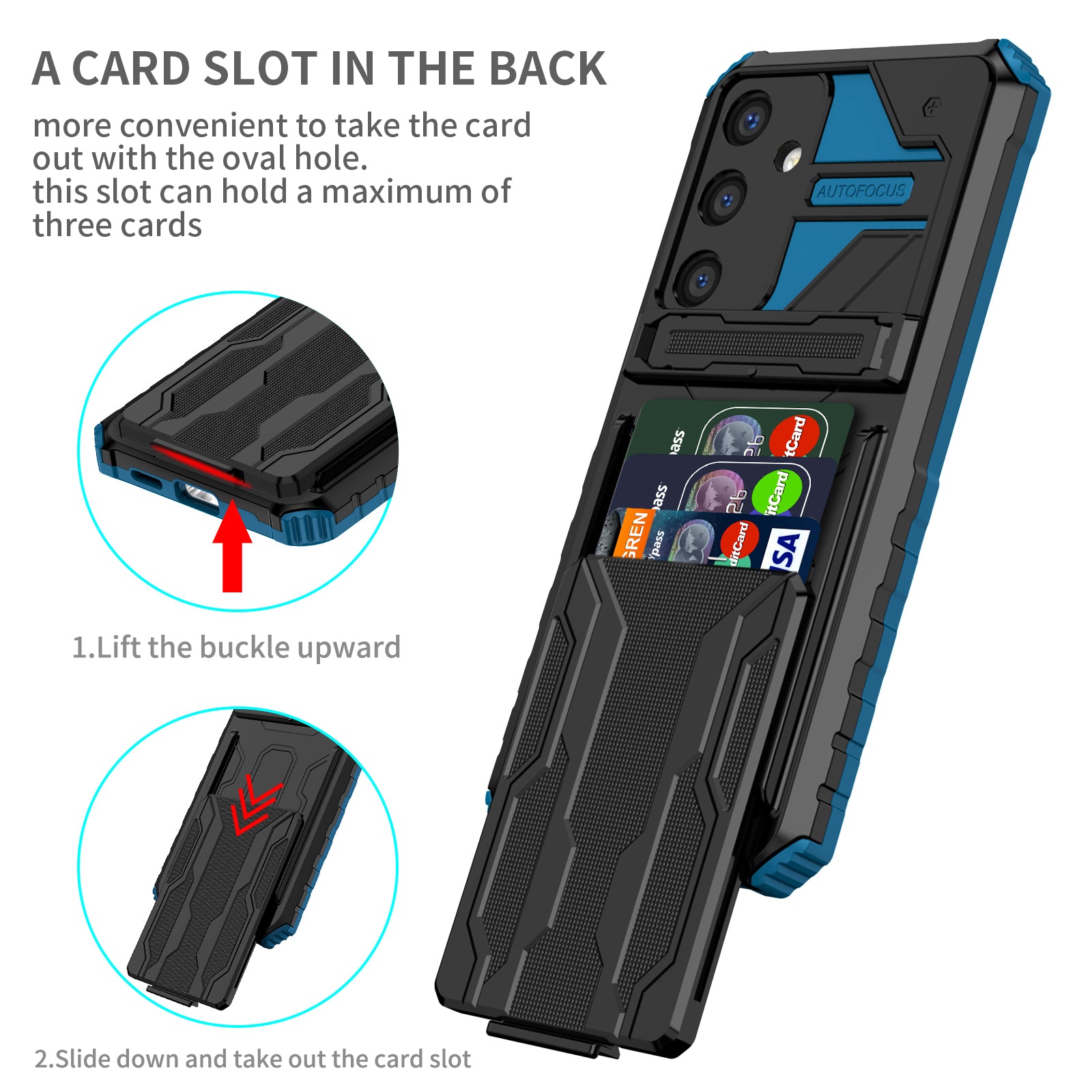 Samsung Galaxy S25 Plus Kickstand Card Case