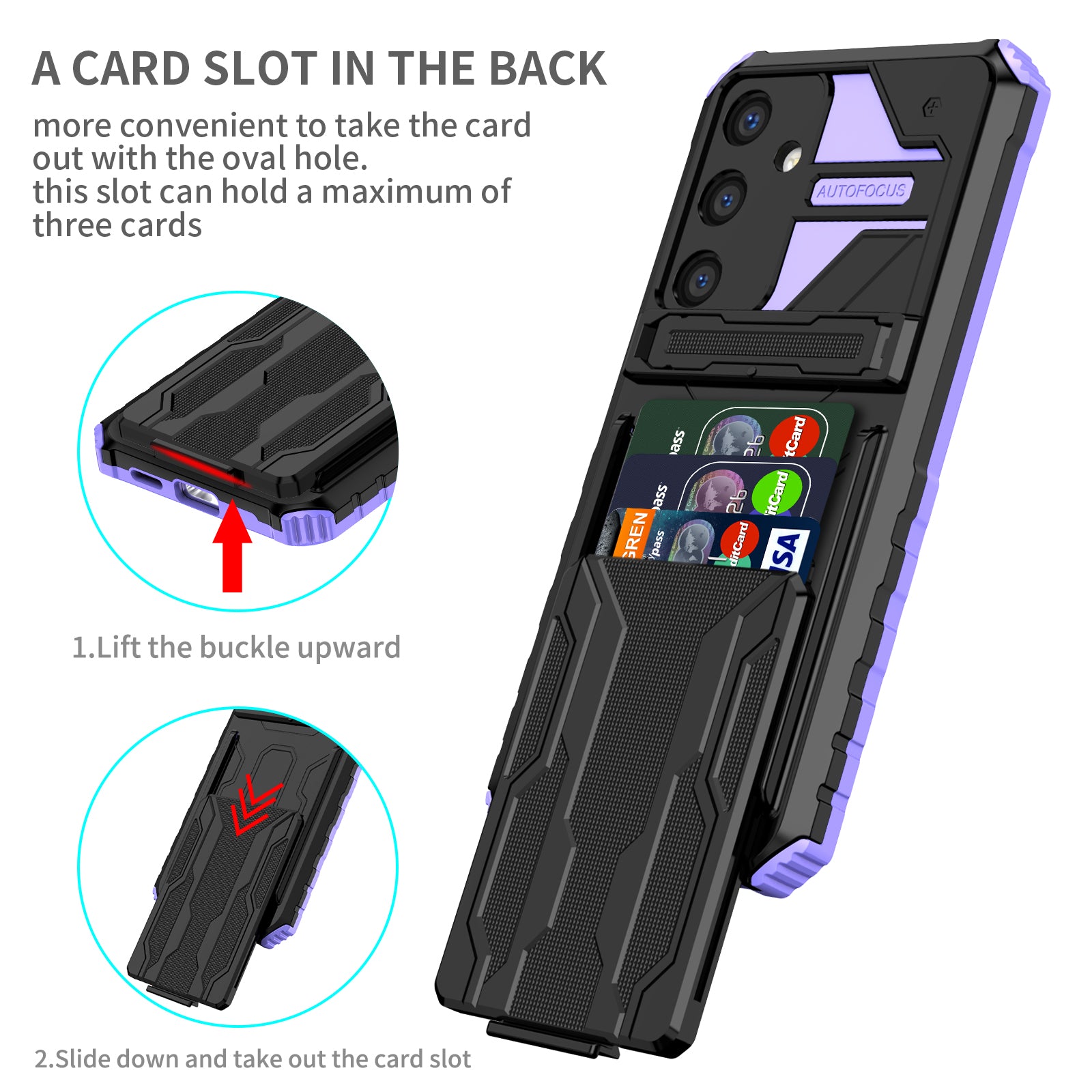 Samsung Galaxy S25 Plus Kickstand Card Case