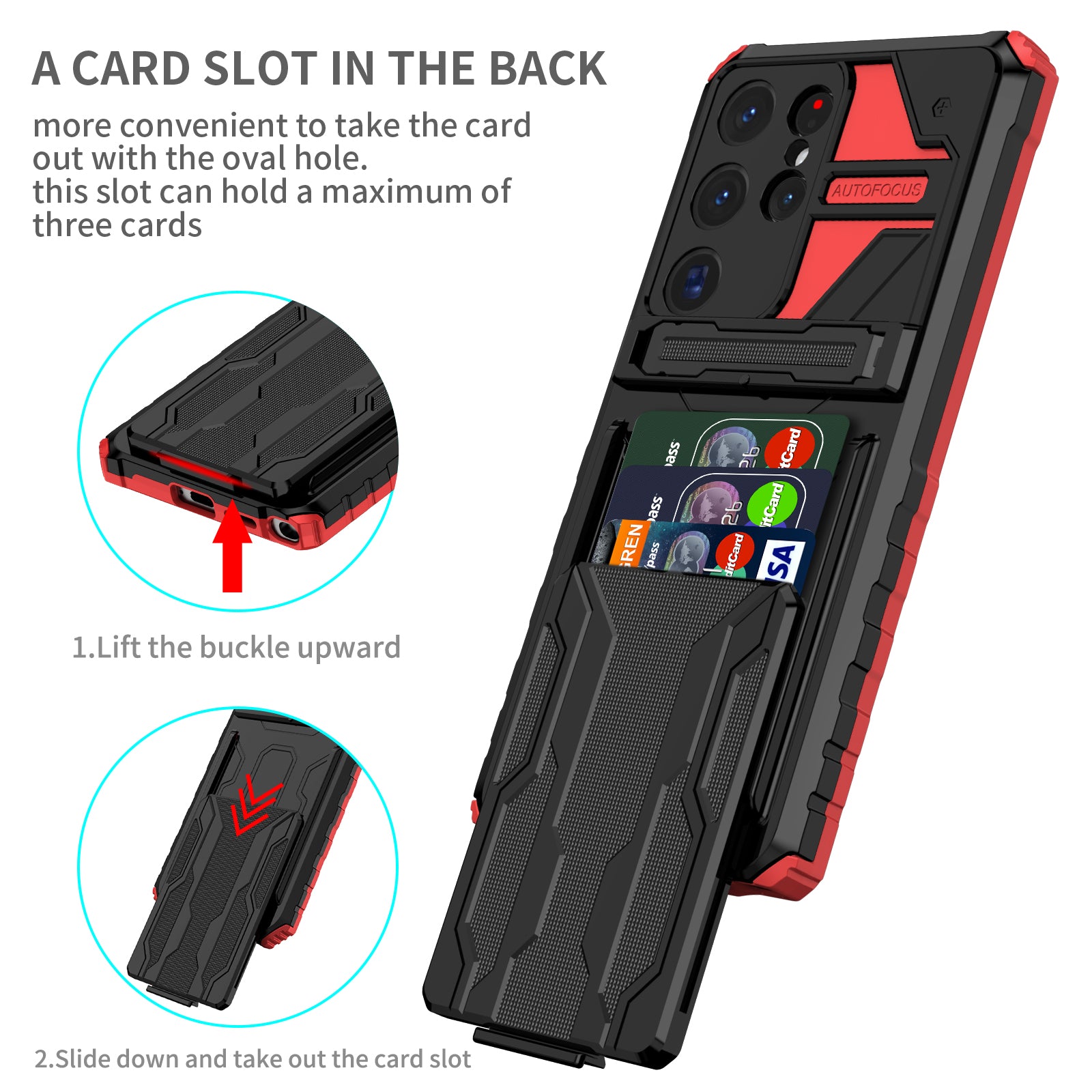 Samsung Galaxy S25 Ultra Kickstand Card Case