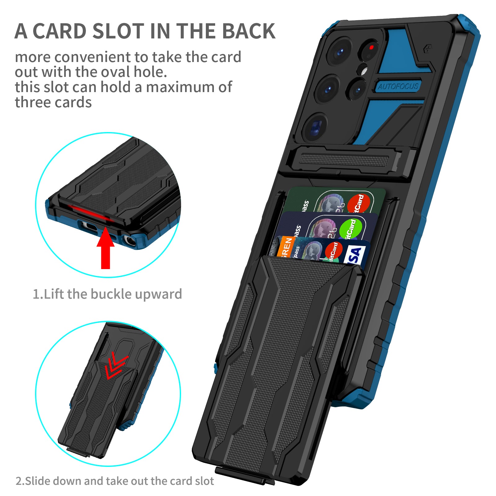 Samsung Galaxy S25 Ultra Kickstand Card Case