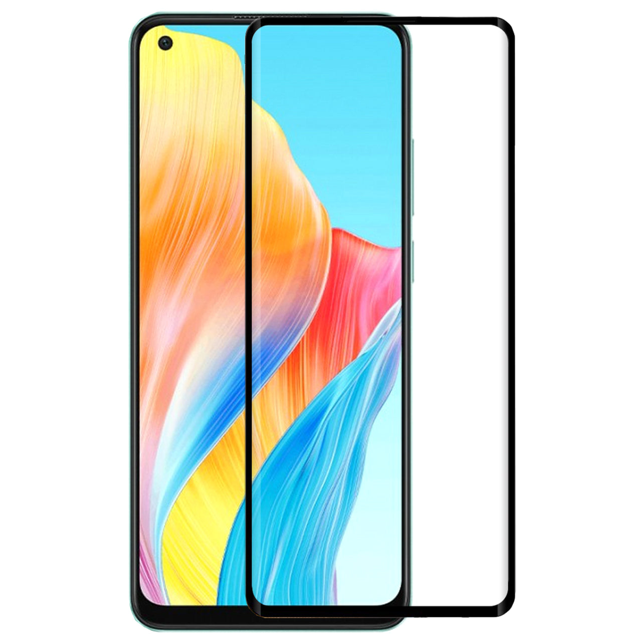 OPPO A18 Glass Screen Protector Full Cover Premium