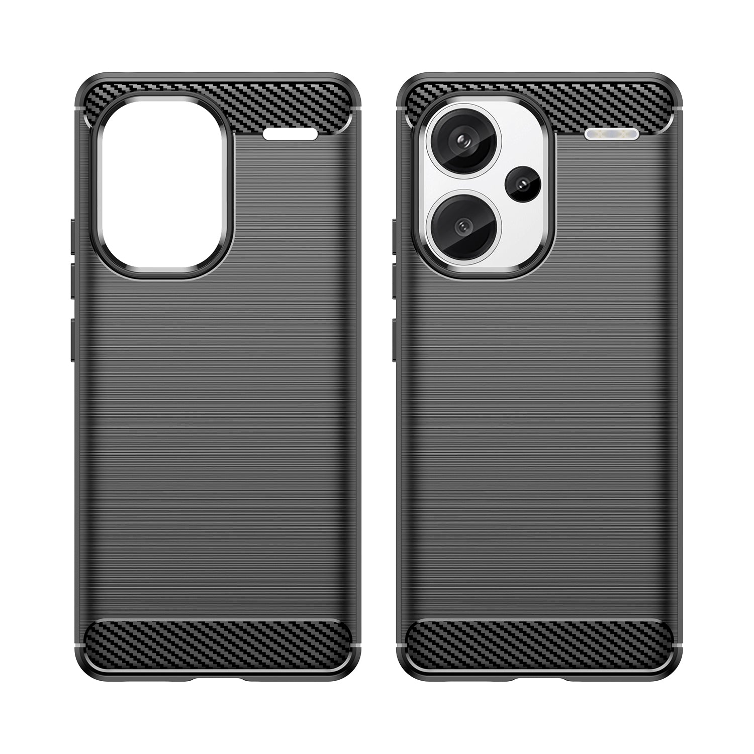 Xiaomi Redmi Note 13 Pro Plus 5G Carbon Fibre Brushed Case (Black)