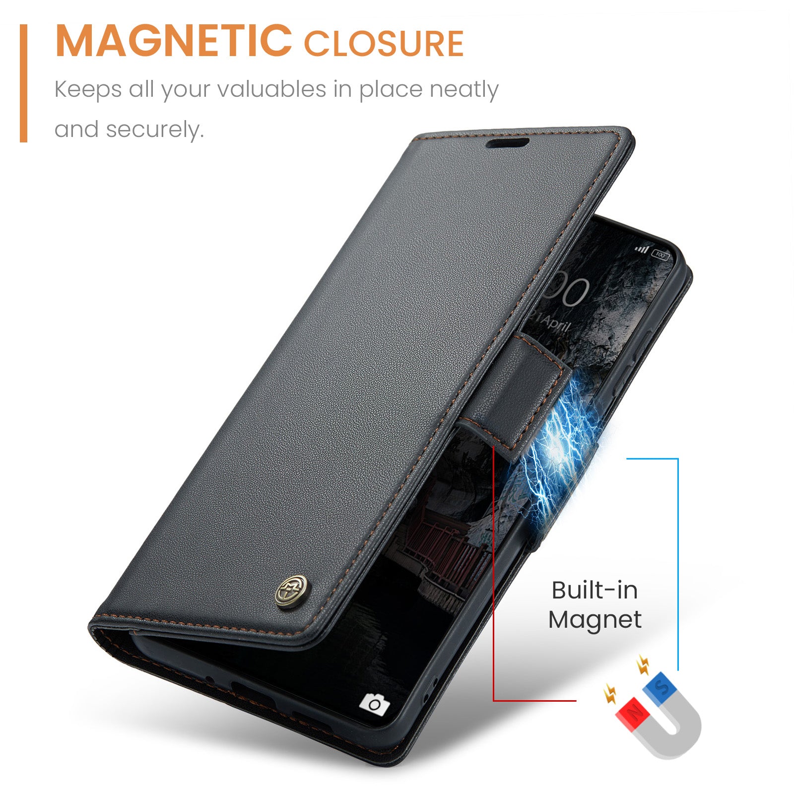 Xiaomi 14T Retro PU Leather Wallet Case