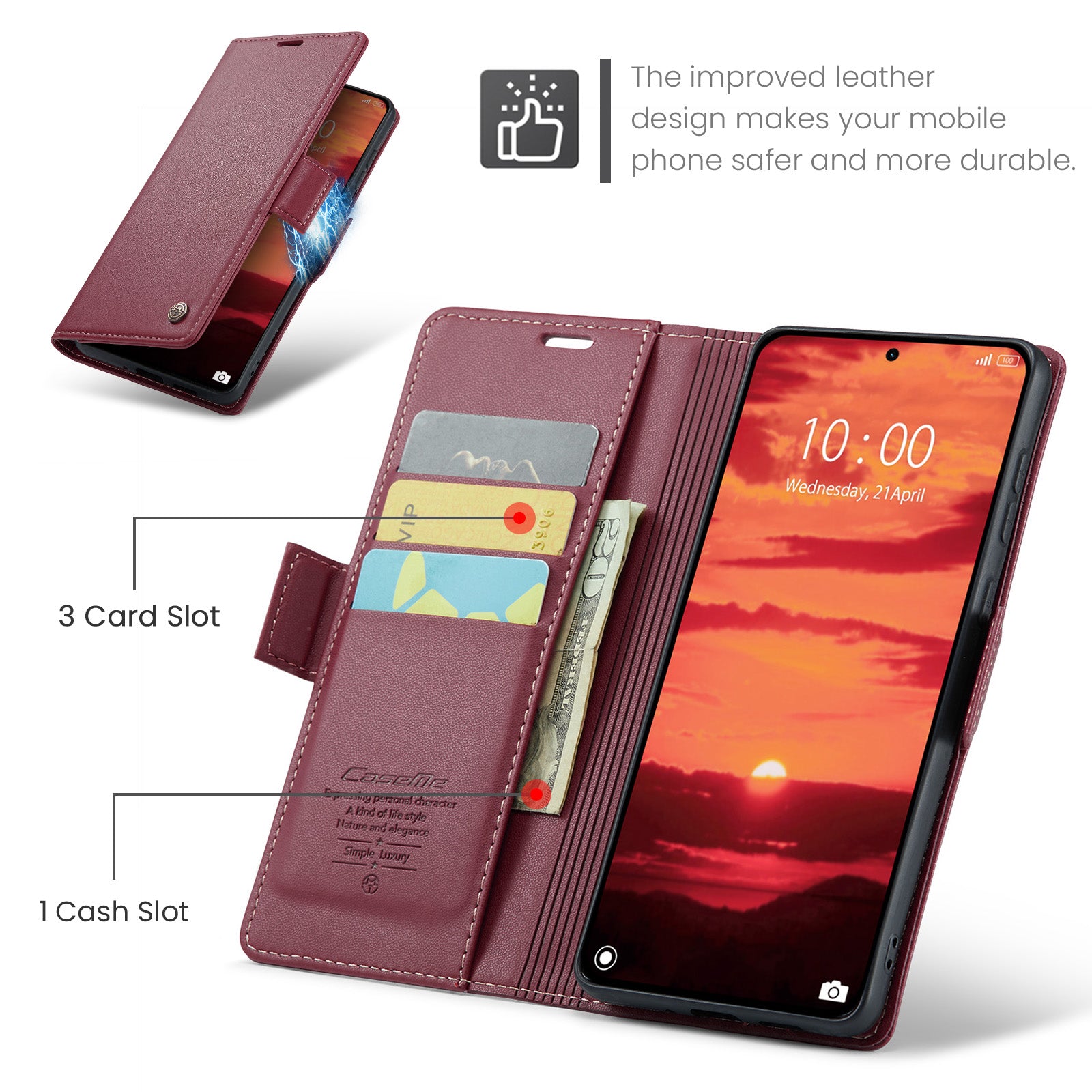 Xiaomi 14T Retro PU Leather Wallet Case