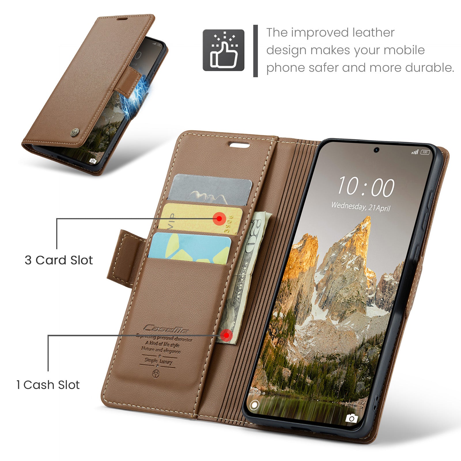 Xiaomi 14T Retro PU Leather Wallet Case