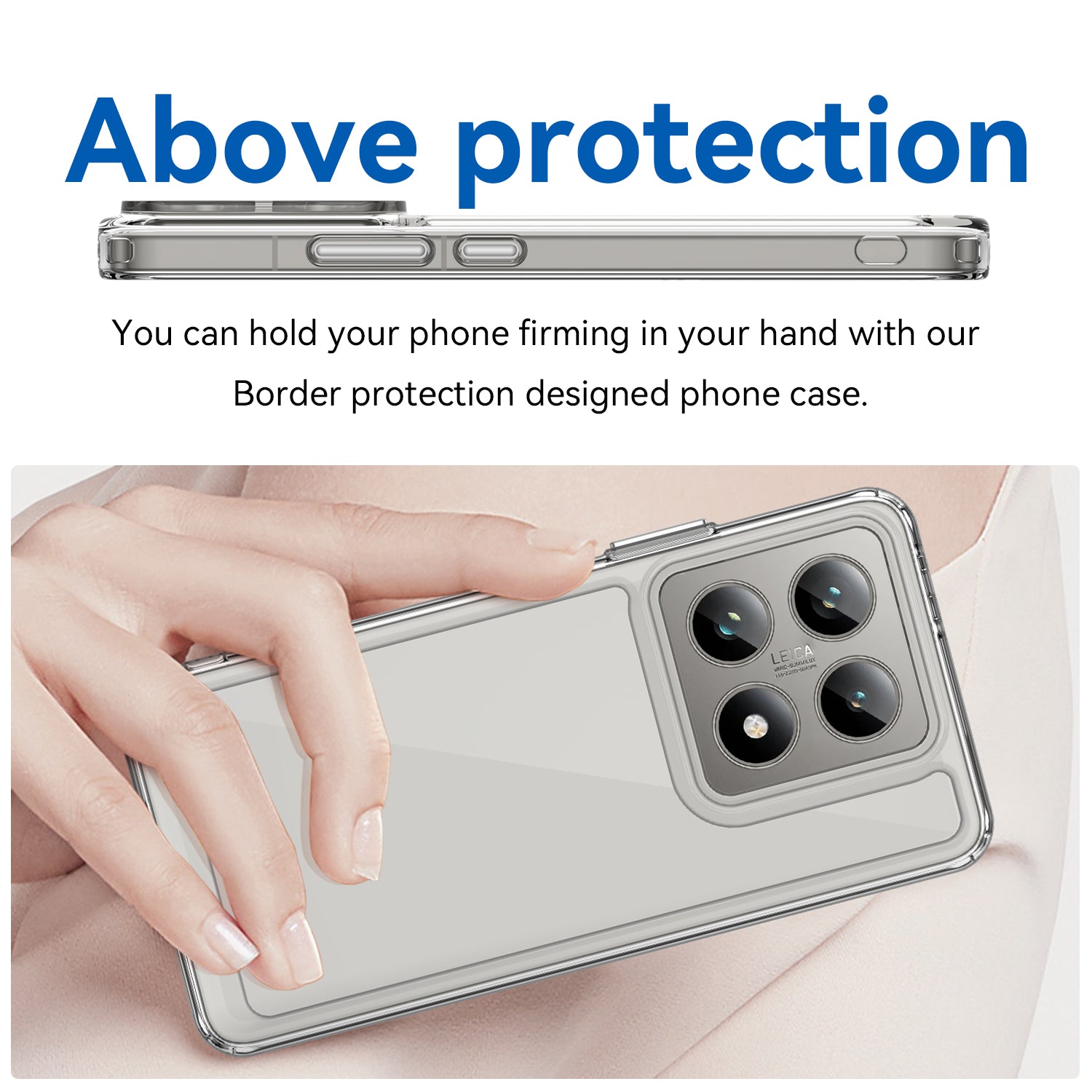 Xiaomi 14T Pro Soft TPU Bumper Case (Clear)