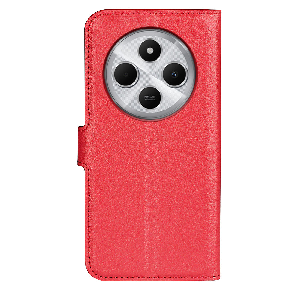 Xiaomi Redmi 14C 4G PU Wallet Case (Red)