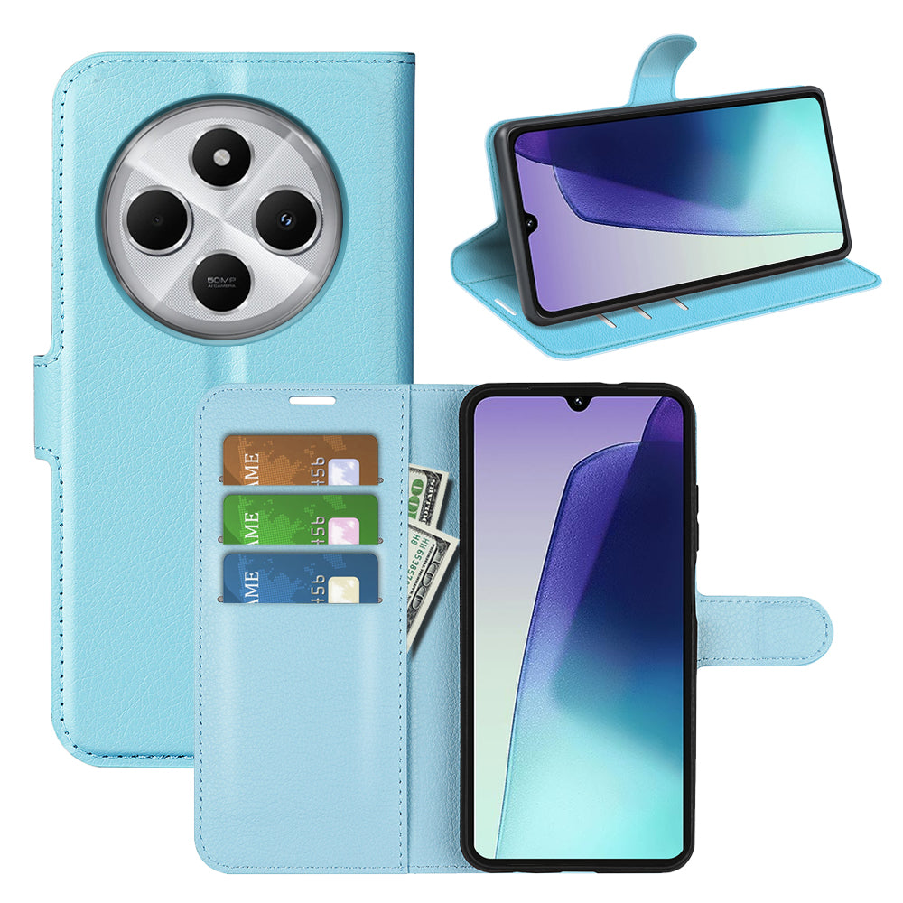 Xiaomi Redmi 14C 4G PU Wallet Case (LightBlue)