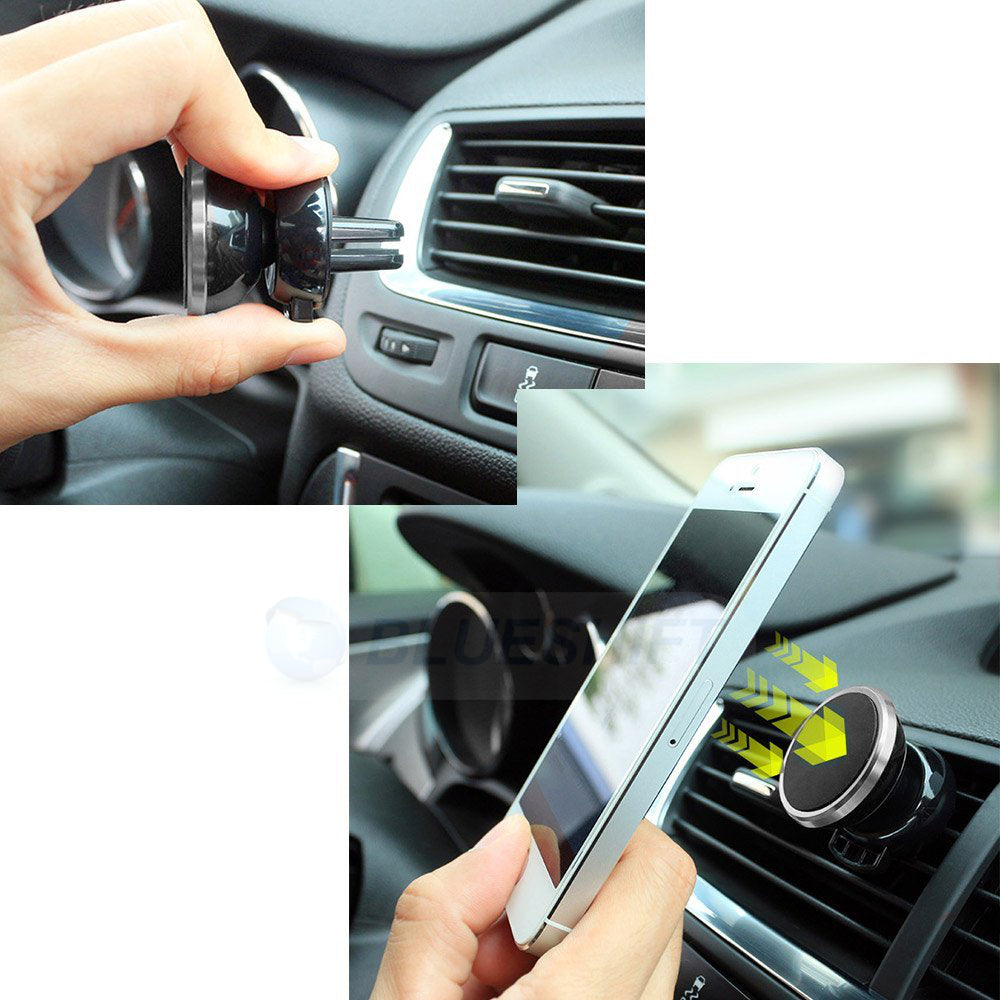 Phone Car Holder Magnetic Air Vent SK265B (Silver)