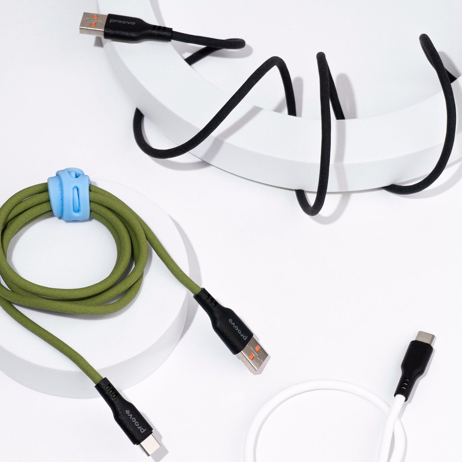 Proove Rebirth USB-A to USB-C Cable 1m (Green)