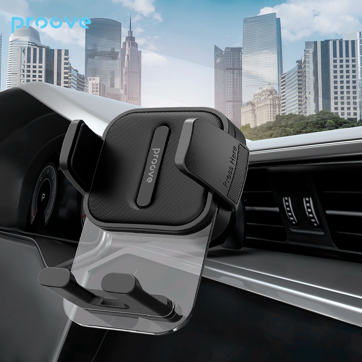 Proove Crystal Clamp Plus Air Vent Car Holder