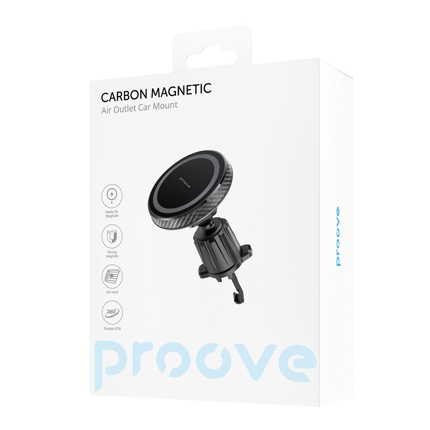 Proove Carbon Magsafe Air Vent Car Holder