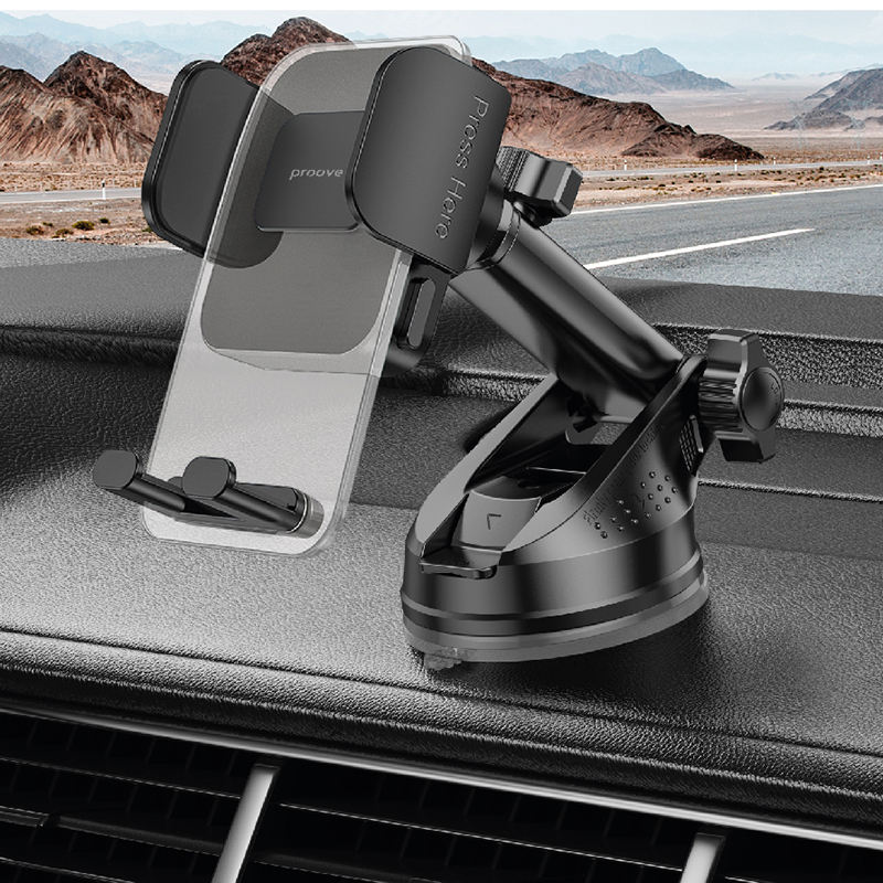 Proove Crystal Clamp Plus Suction Type Car Holder