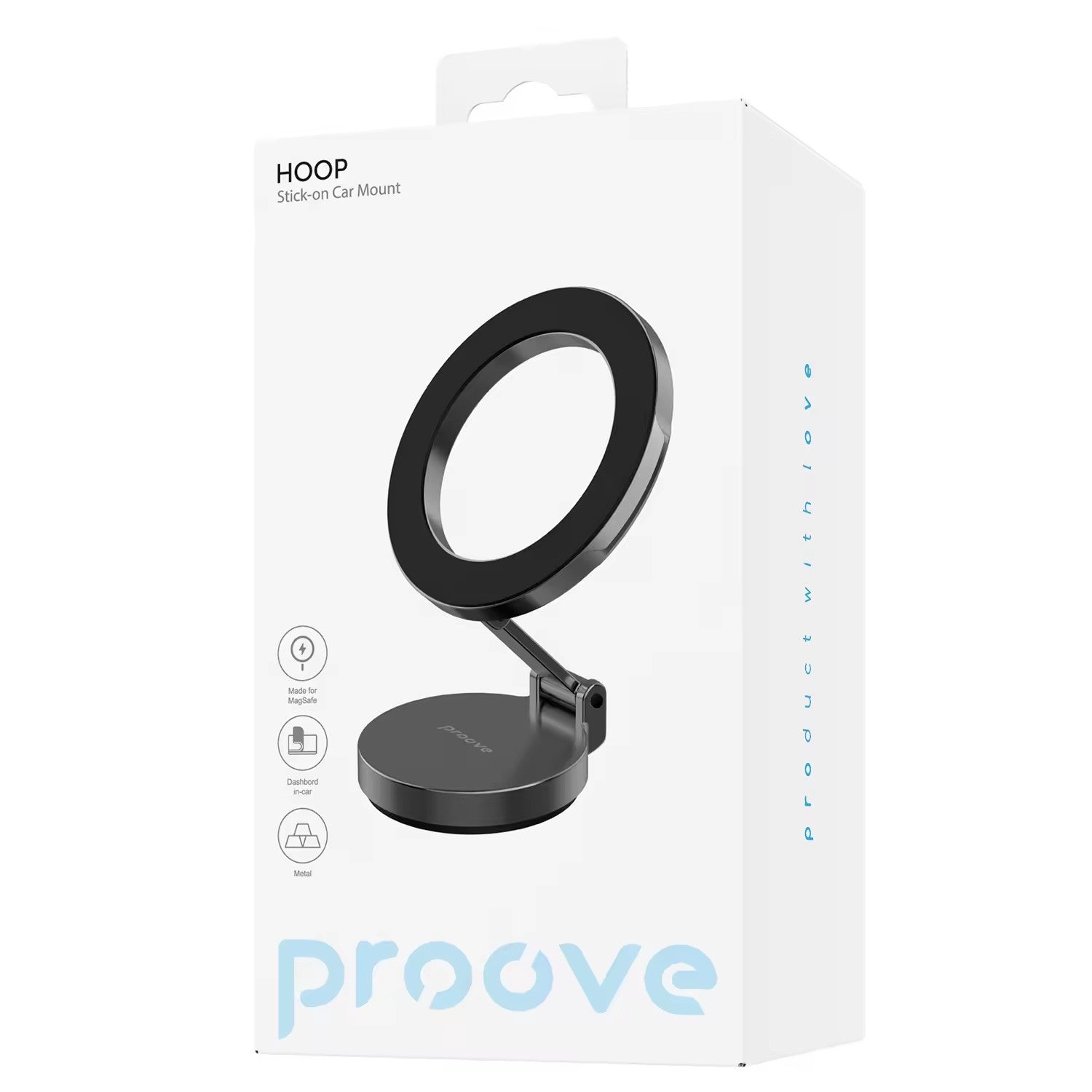 Proove Hoop Magsafe Stick-on Dashboard Car Holder