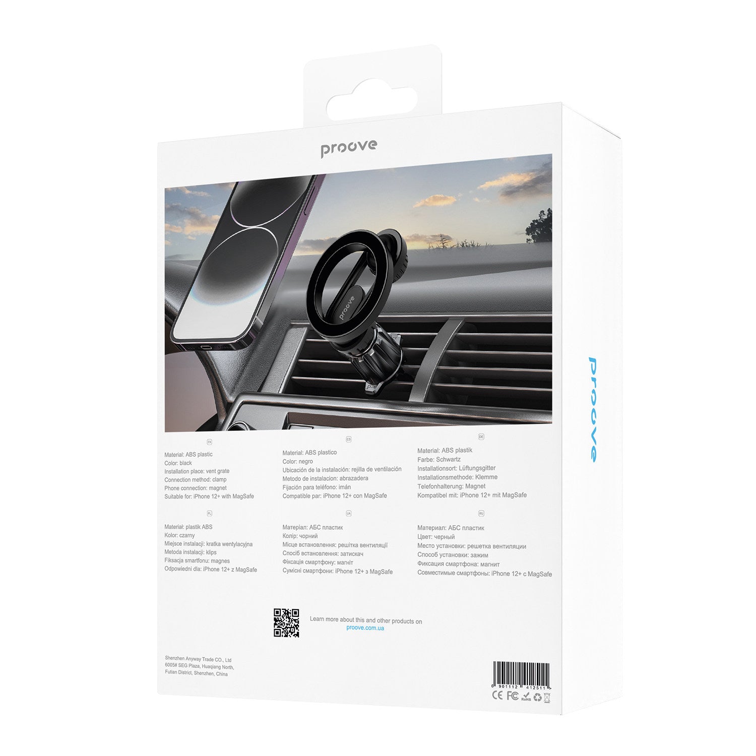 Proove Stealth Magsafe Air Vent Car Holder