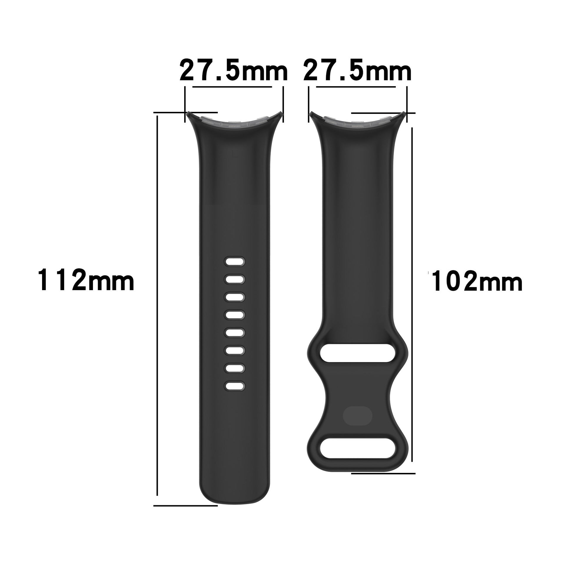 Google Pixel Watch 3 (41mm) Silicone Strap (Small) [Ivory]