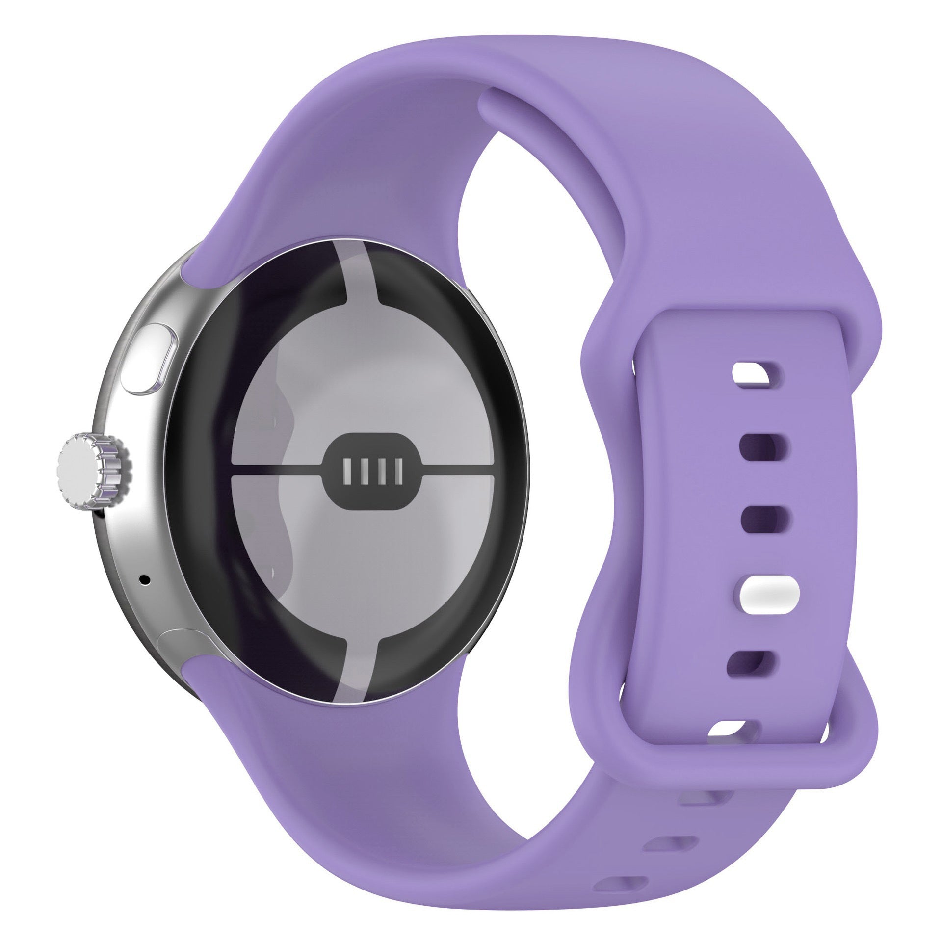 Google Pixel Watch 3 45mm Silicone Strap (Purple)