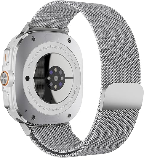 Samsung Galaxy Watch Ultra Milanese Loop Strap (Silver)