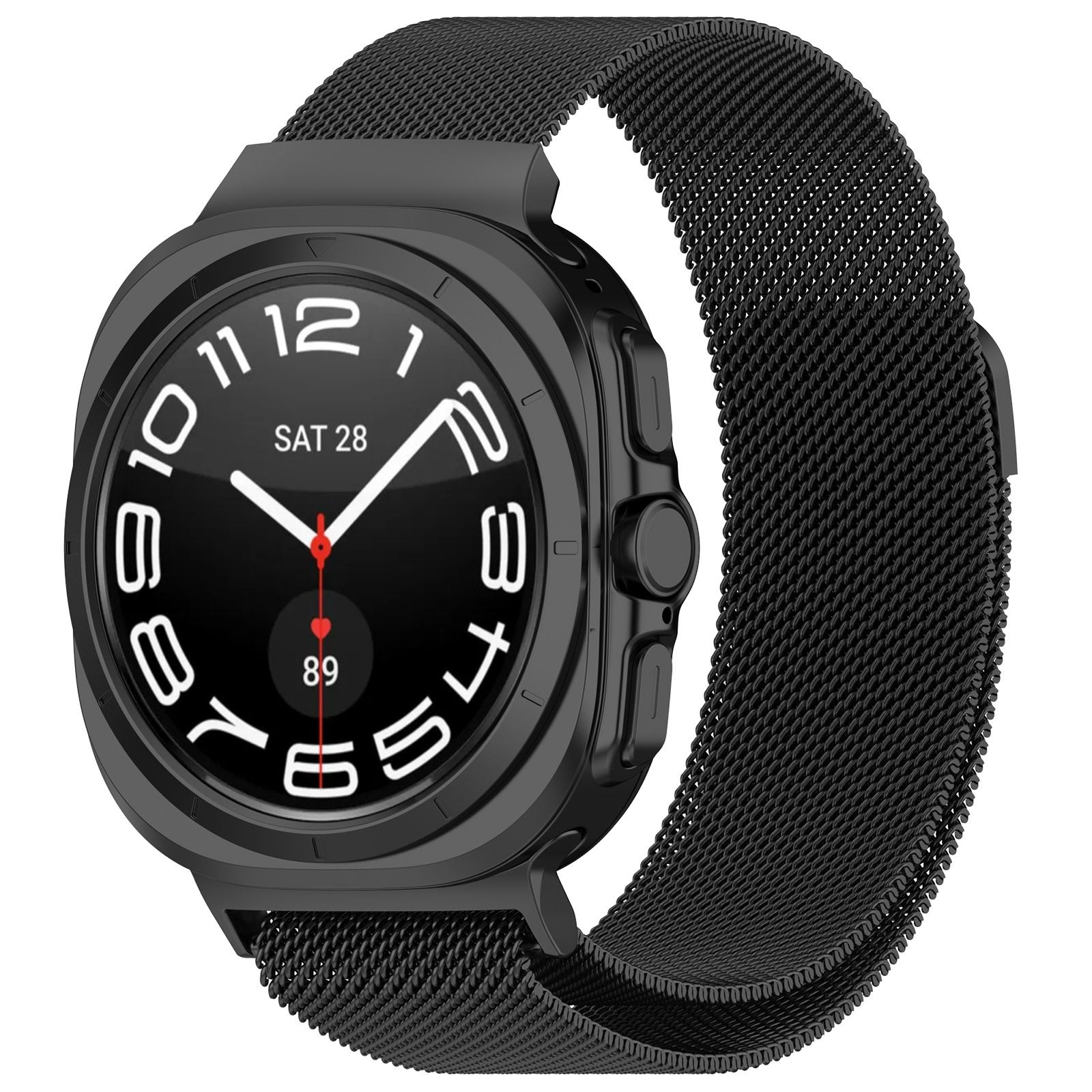 Samsung Galaxy Watch Ultra Milanese Loop Strap (Black)