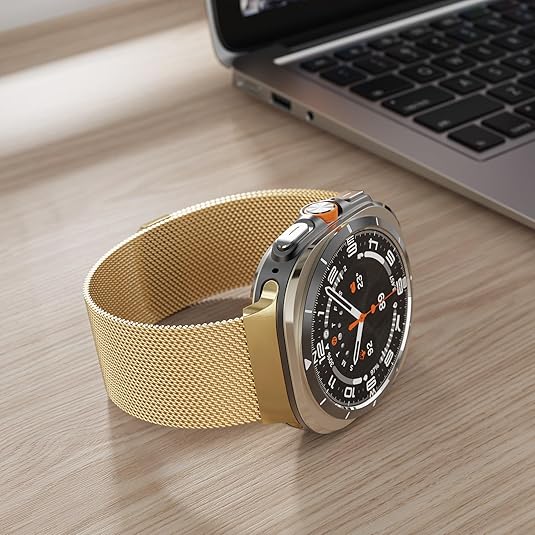 Samsung Galaxy Watch Ultra Milanese Loop Strap (Gold)