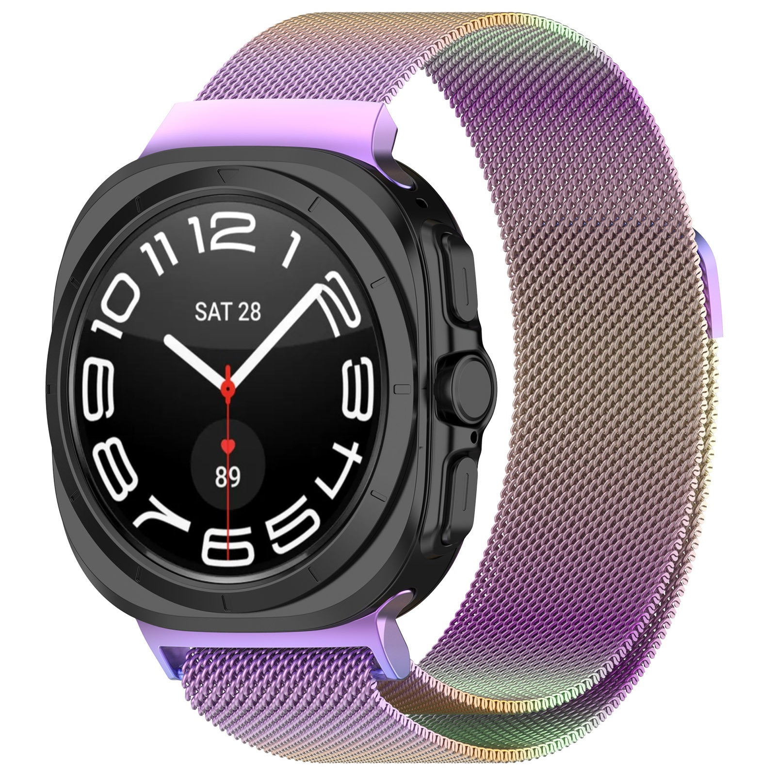 Samsung Galaxy Watch Ultra Milanese Loop Strap (Rainbow)