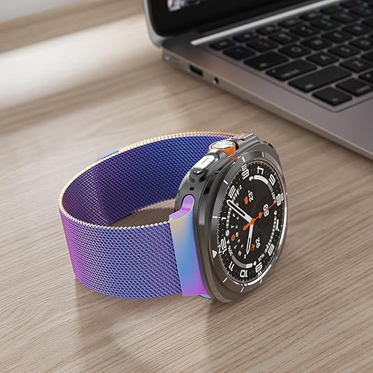 Samsung Galaxy Watch Ultra Milanese Loop Strap (Rainbow)