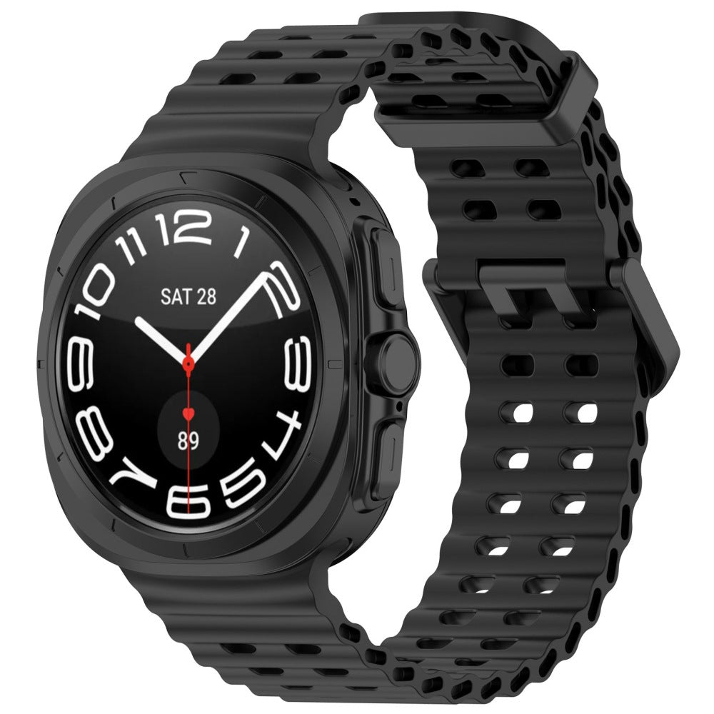 Samsung Galaxy Watch Ultra Silicone Strap (Black)