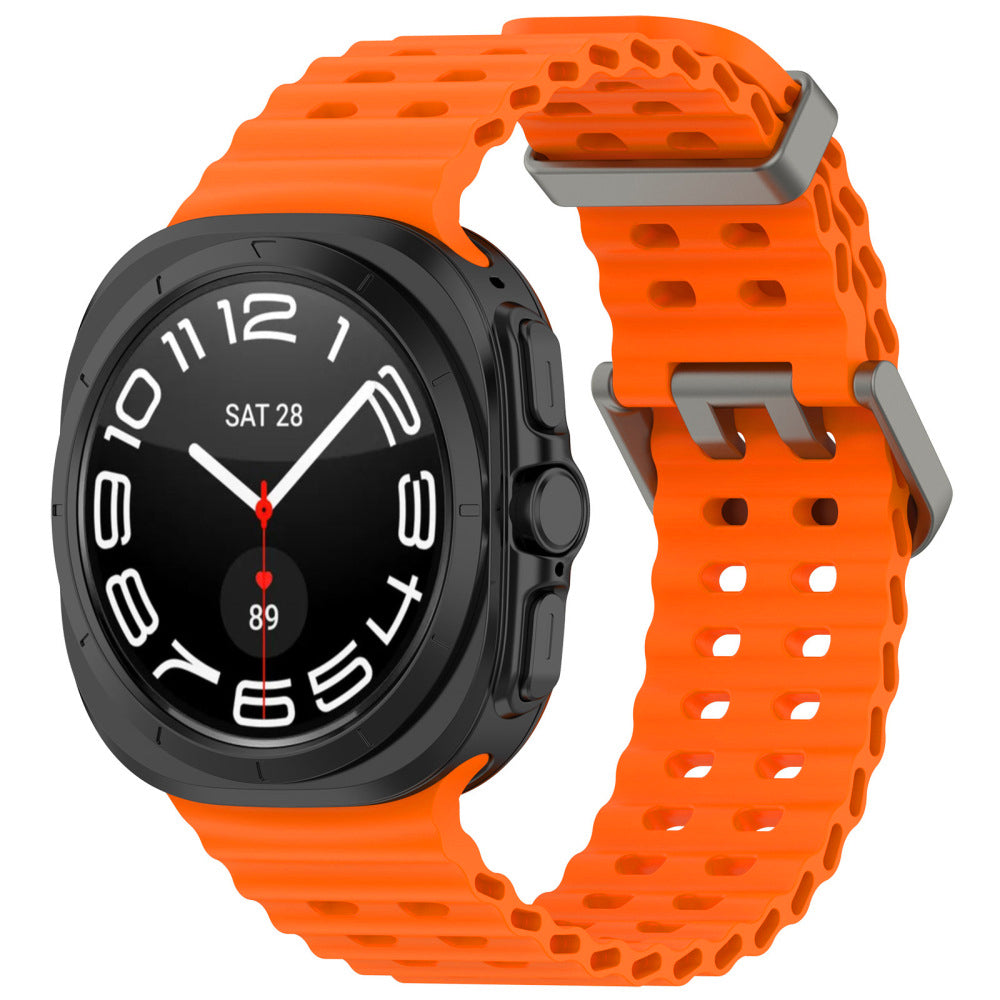 Samsung Galaxy Watch Ultra Silicone Strap (Orange)