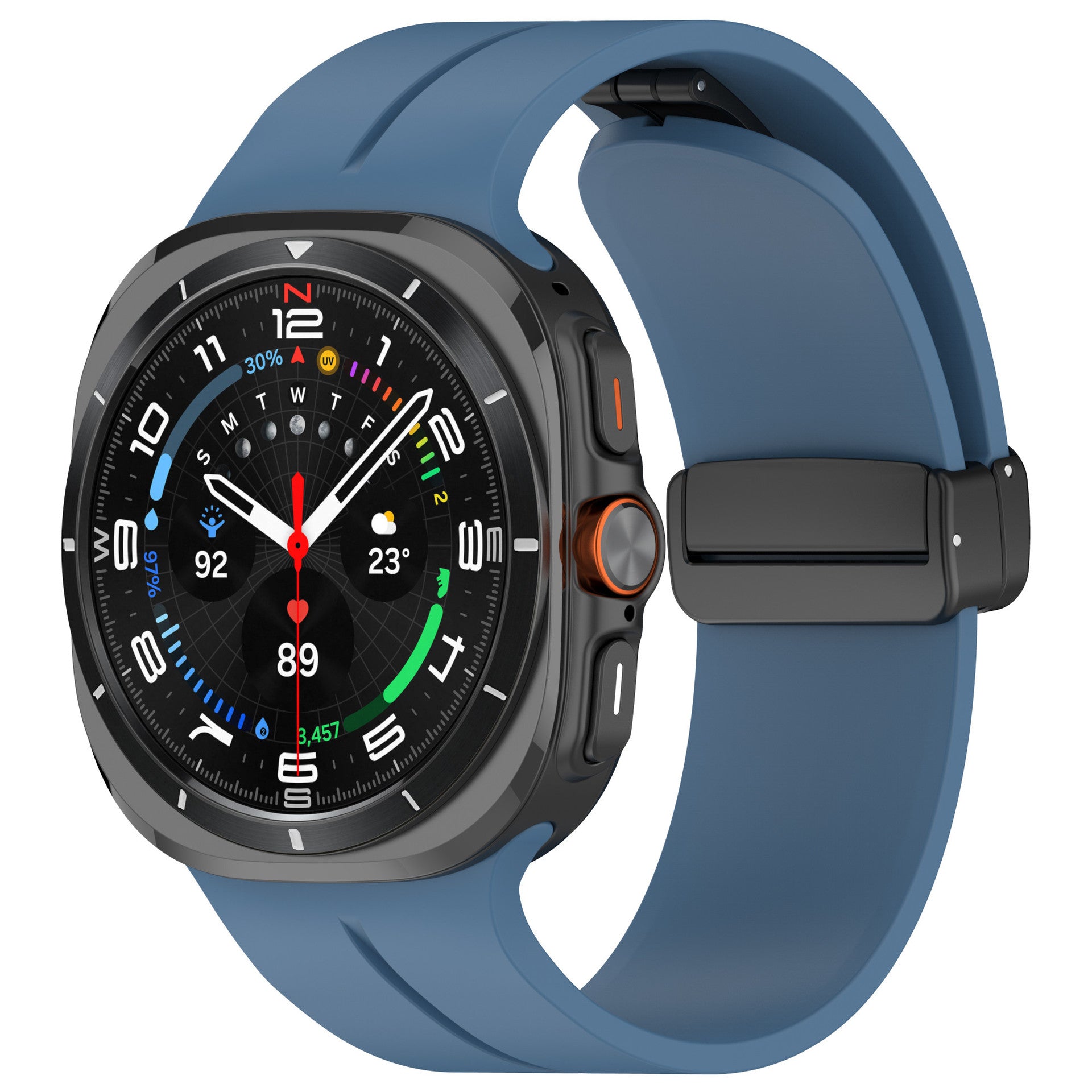 Samsung Galaxy Watch Ultra Magnetic Sport Strap (SteelBlue)